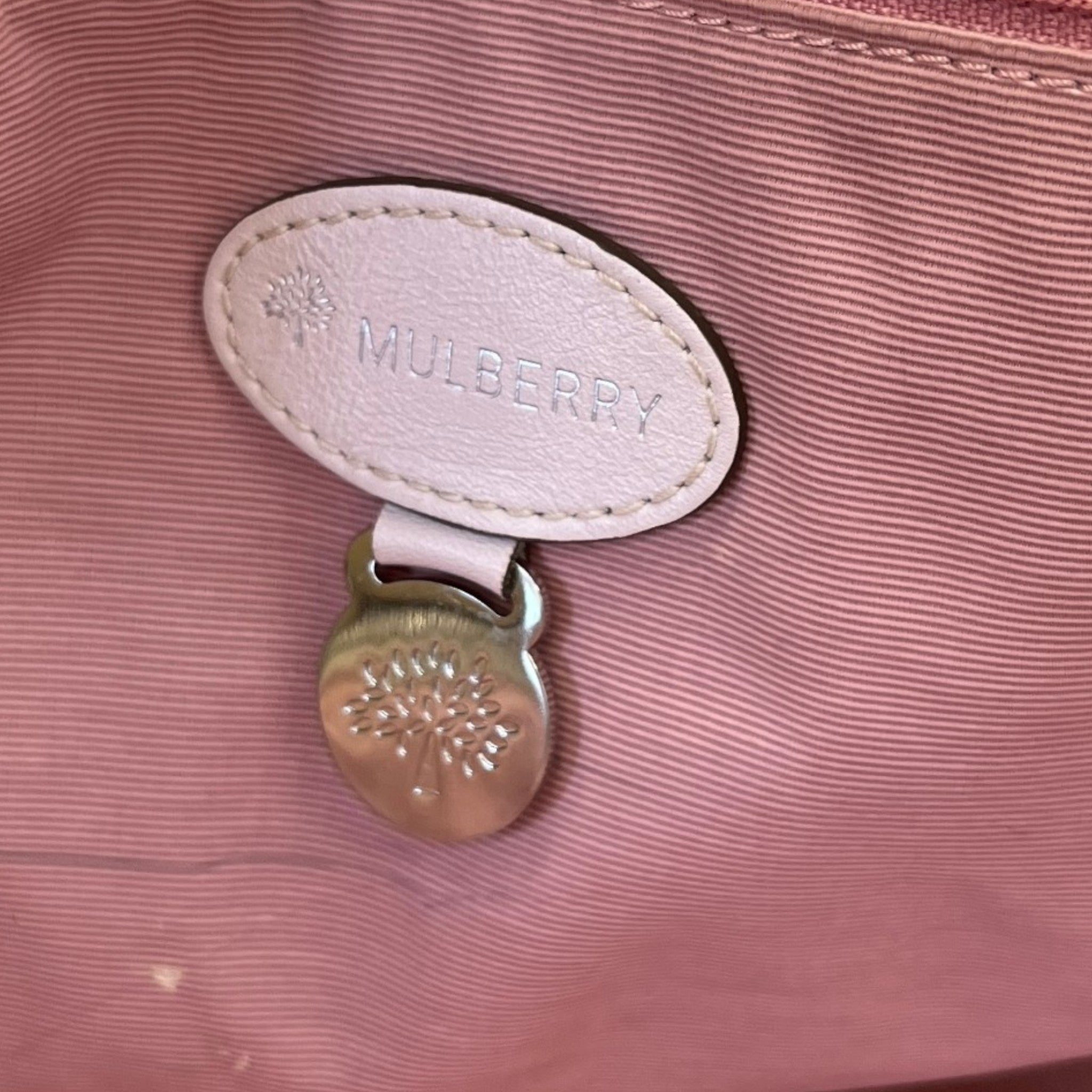 Women's Taupe Bag Pink