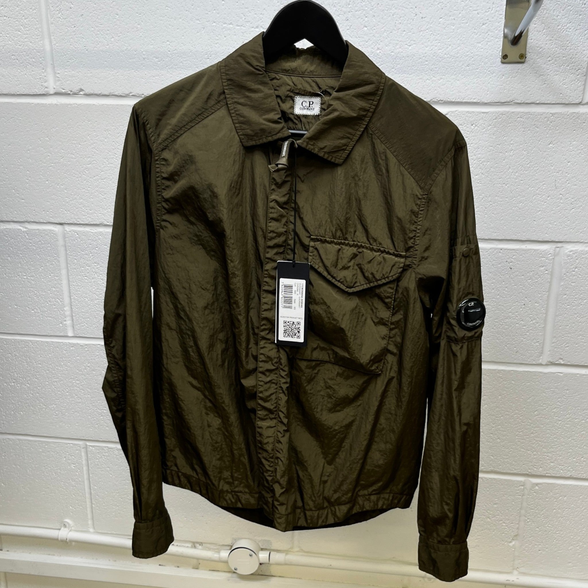 Men's Chrome-R Lens OverShirt Green Size XS