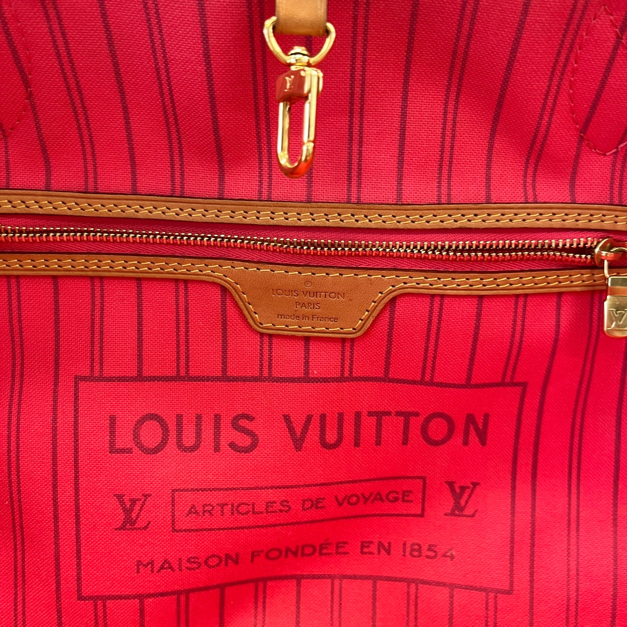 Women's Monogram V Neverfull Mm Handbag Brown