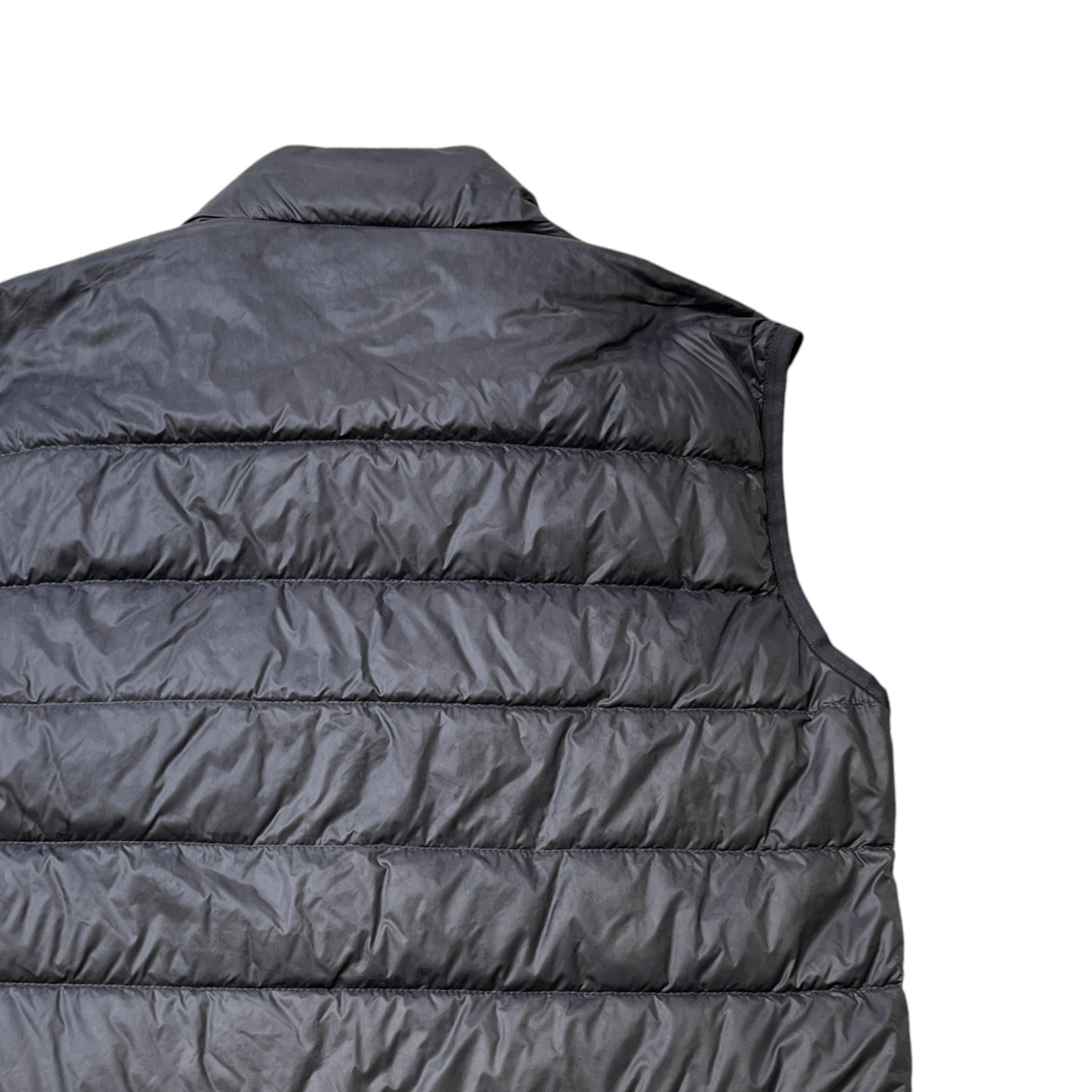 Men's Plaque Logo Gilet Grey Size IT 46 / S