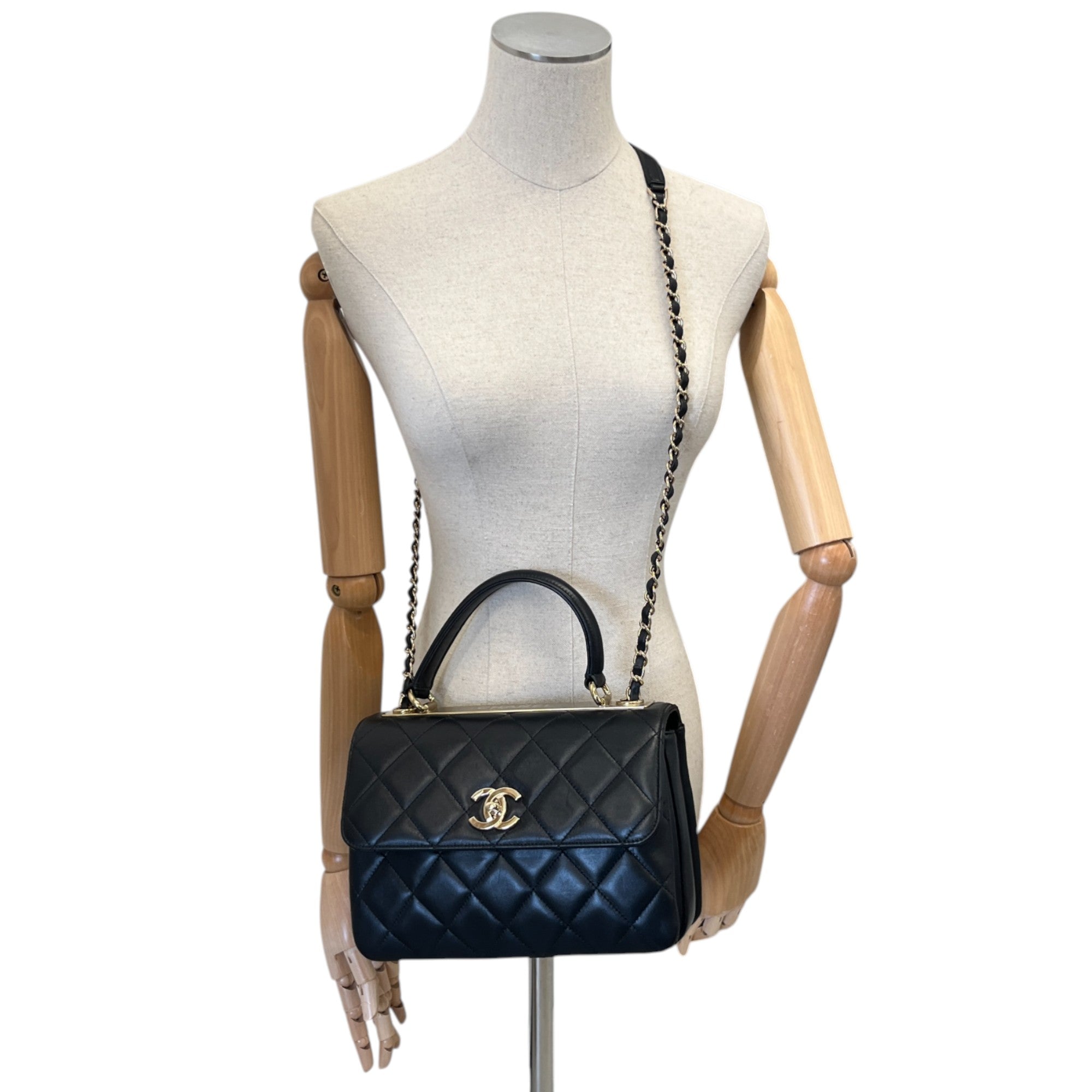 Women's Trendy Cc Top Handle Bag Black