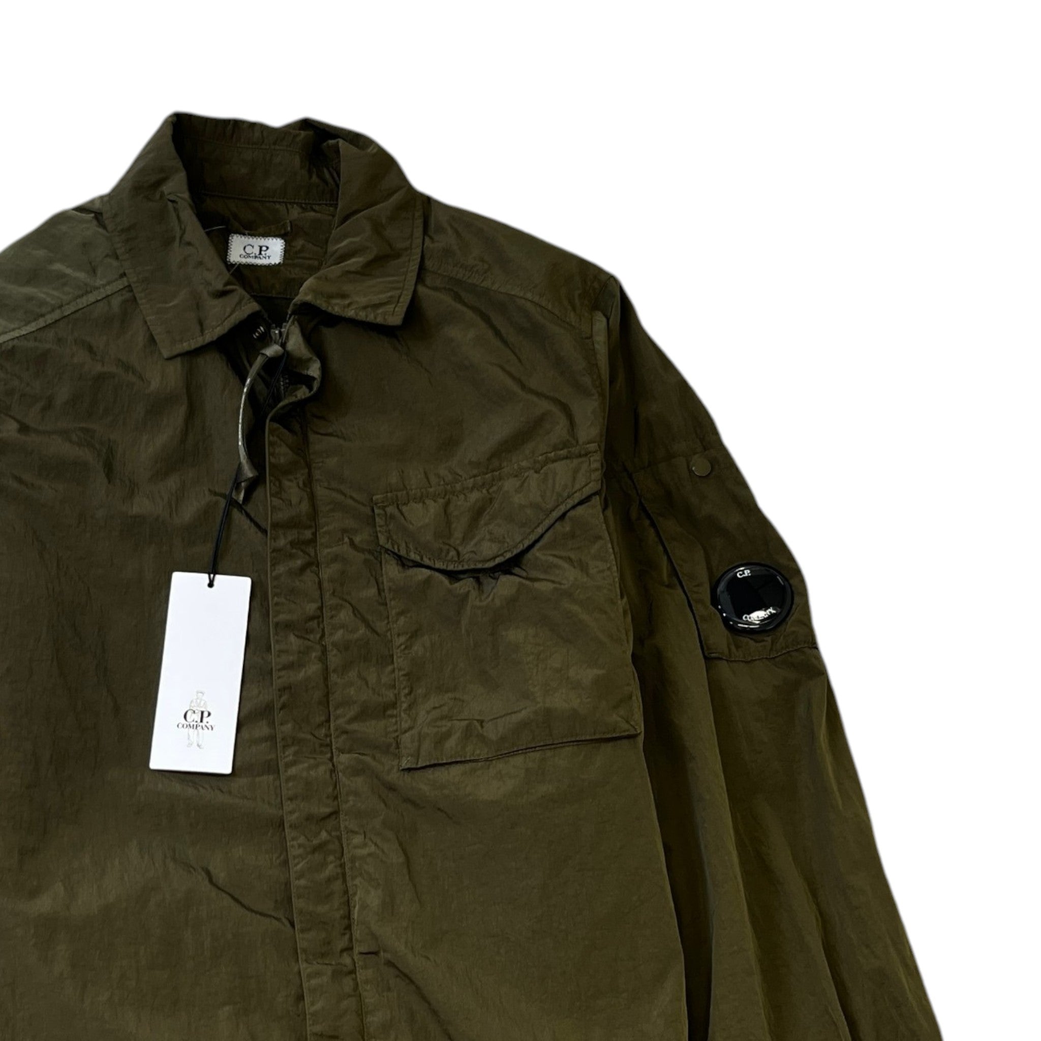 Men's Chrome-R Lens OverShirt Green Size XS