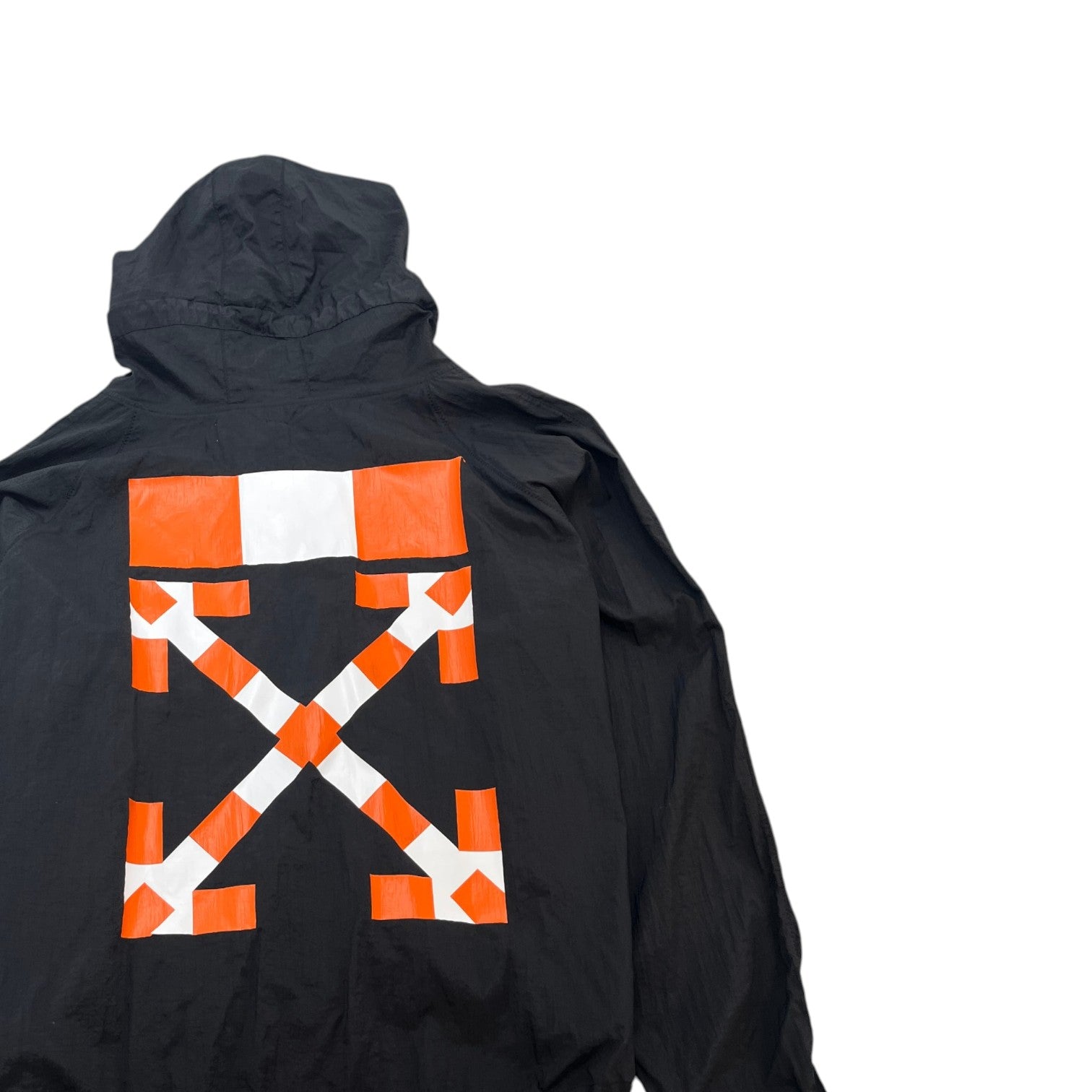 Men's Anorak Windbreaker Black Size S