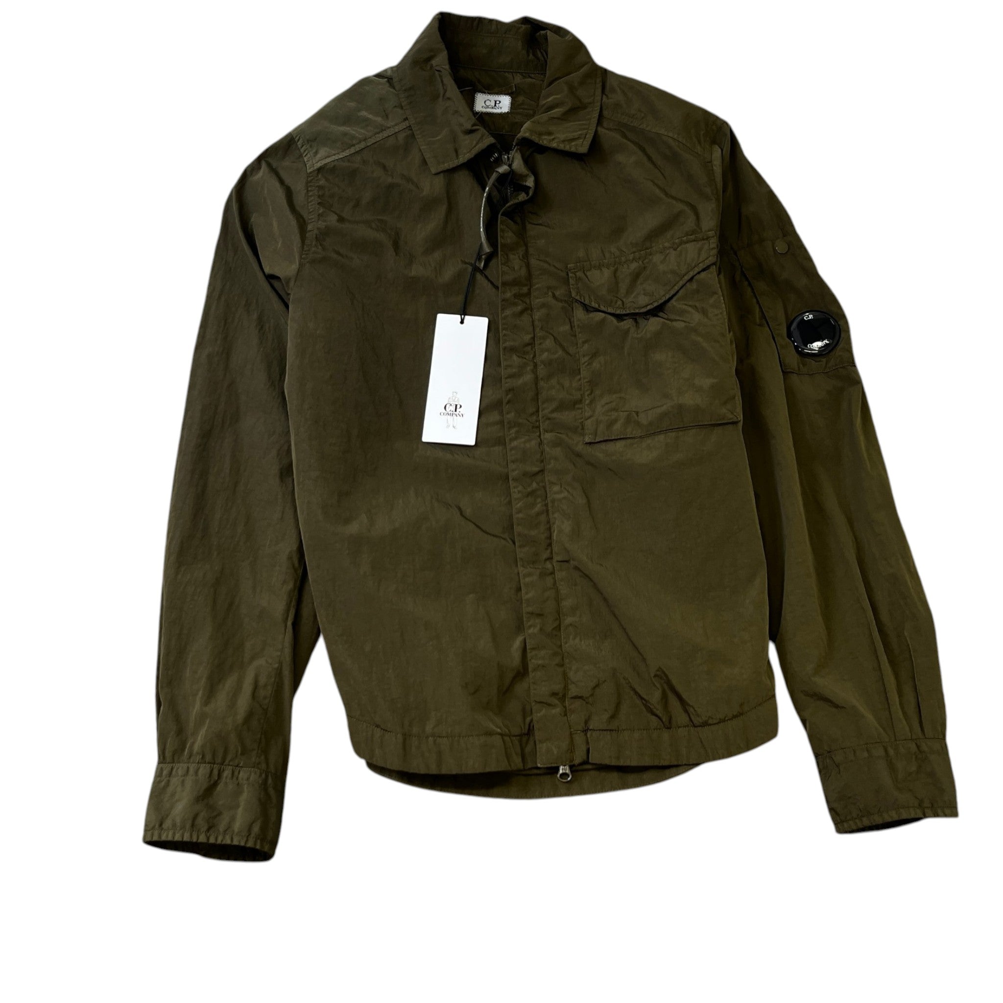 Men's Chrome-R Lens OverShirt Green Size XS