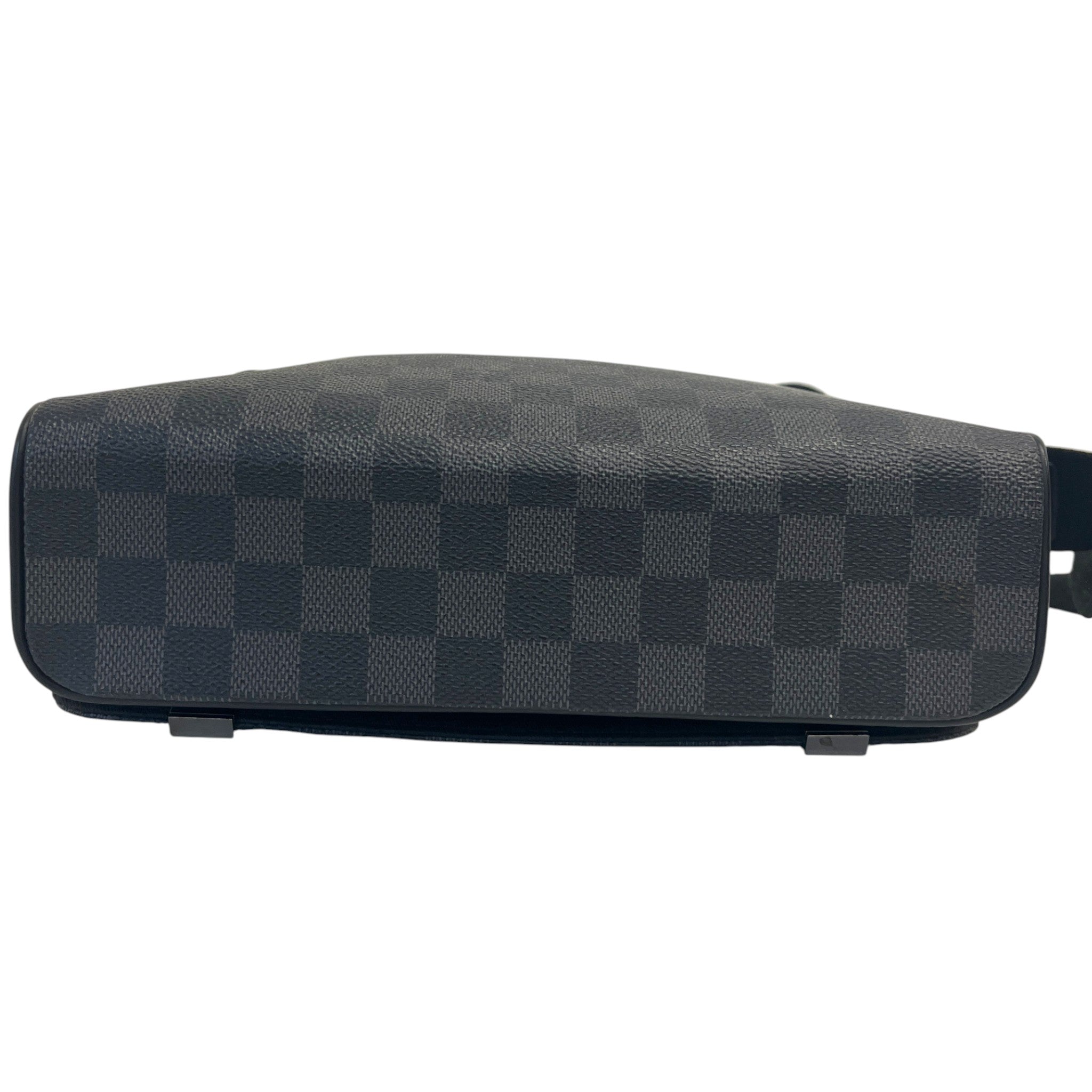 Men's Damier Graphite District Pm Bag Charcoal