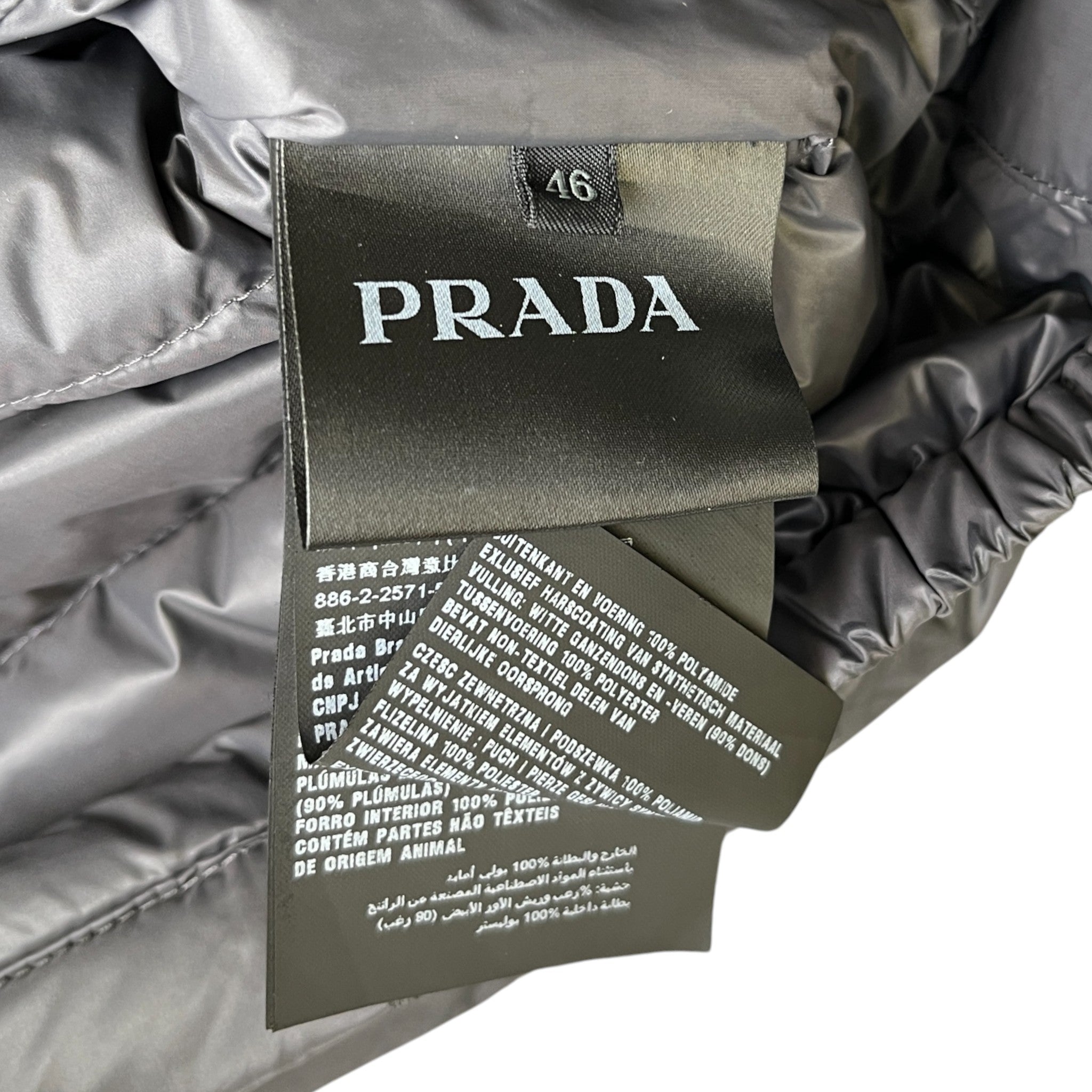 Men's Plaque Logo Gilet Grey Size IT 46 / S