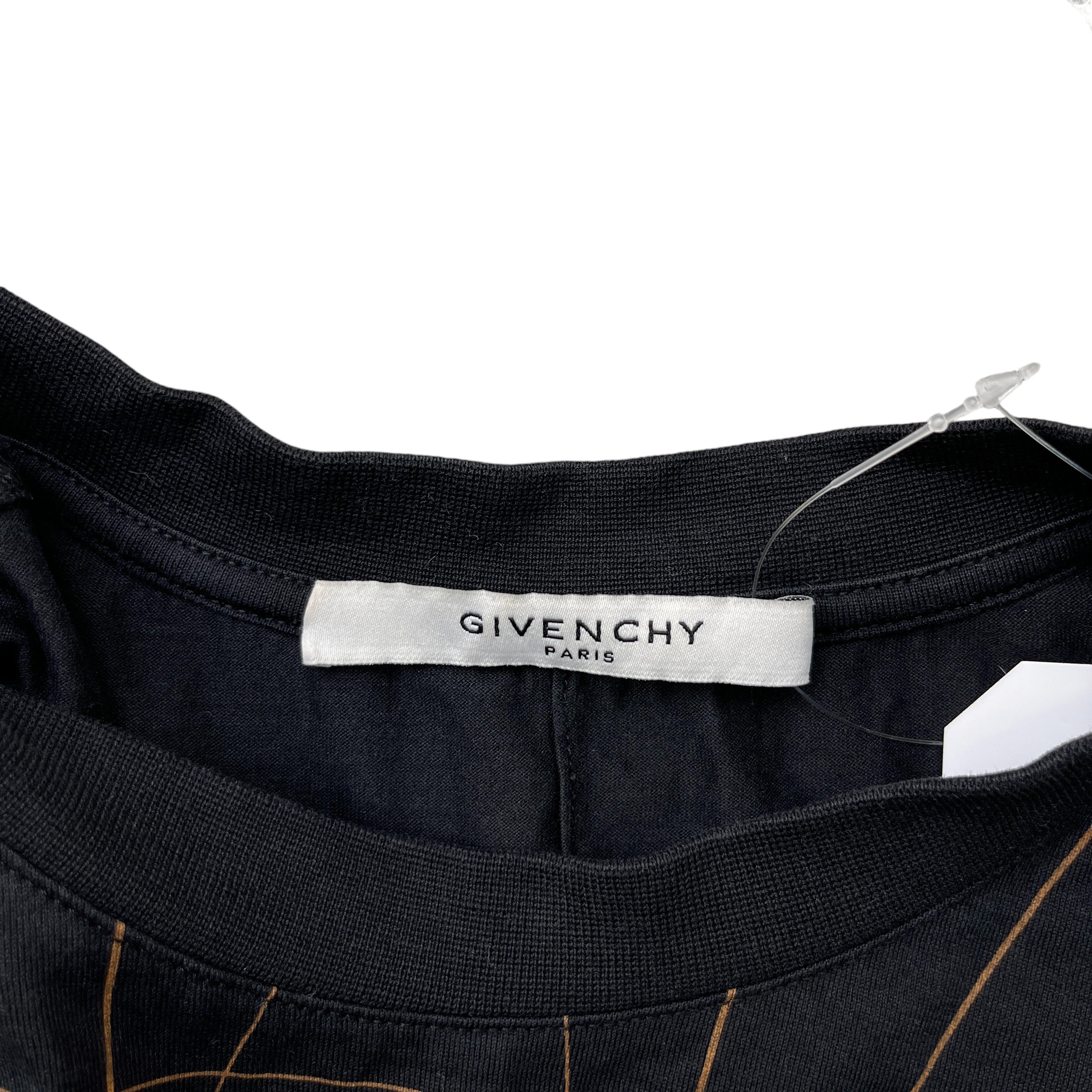 Men's Cobra Map Print T-Shirt Black Size S