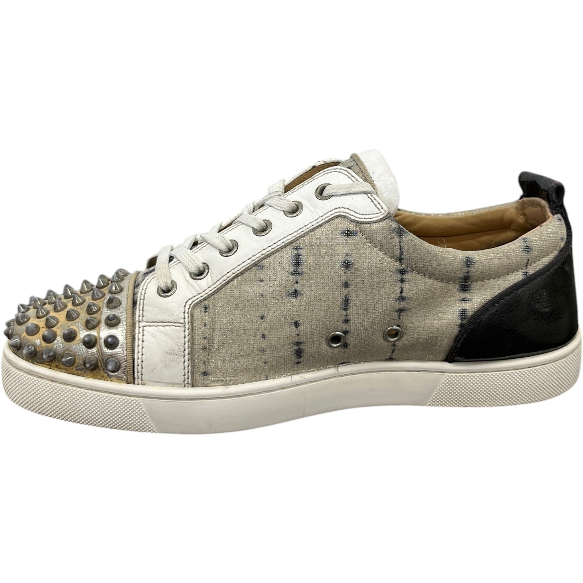 Men's Louis Junior Spikes Low Trainers Cream Size EU 42.5 / UK 8.5