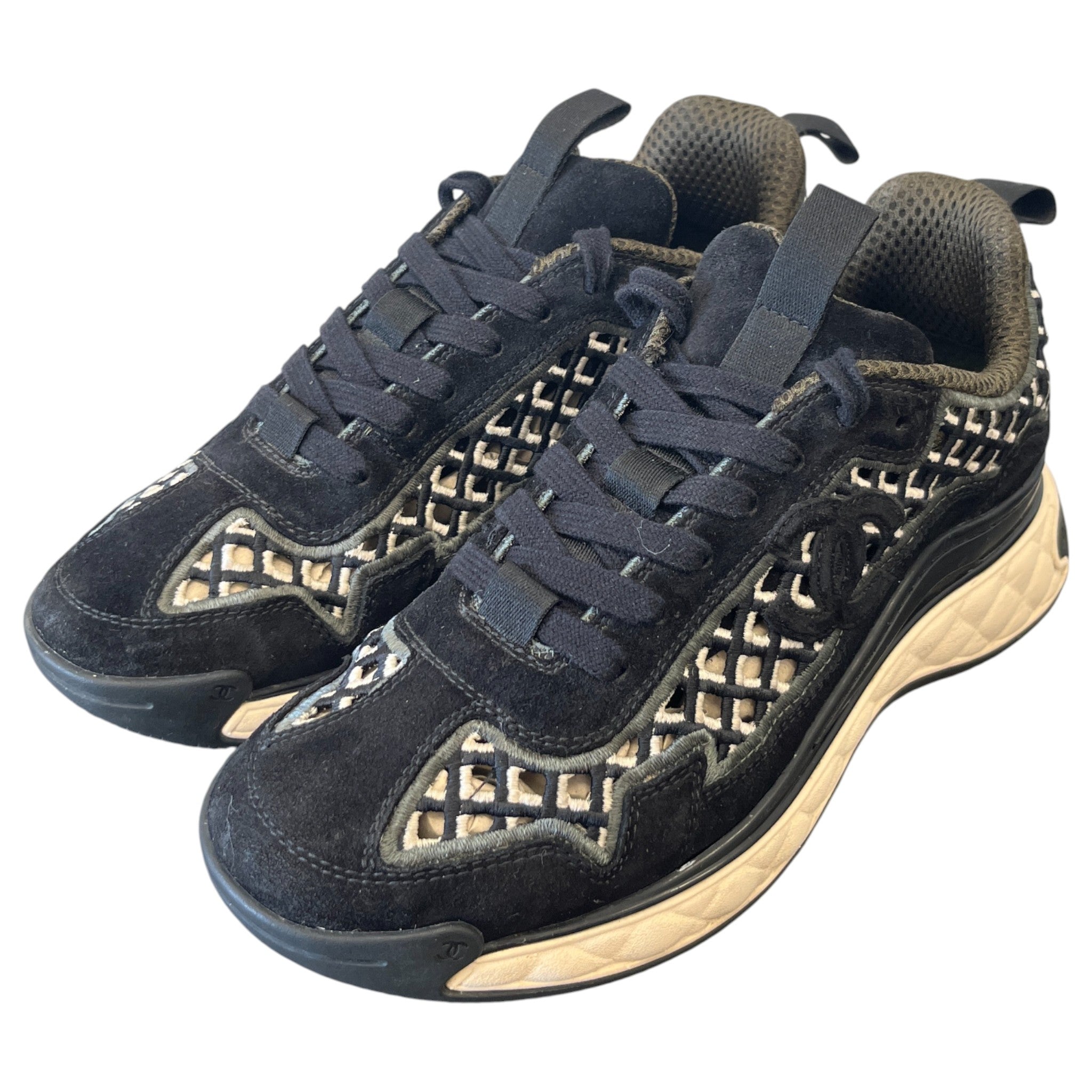 Women's Damen Cc Runner Tweed Low Trainers Black Size EU 37.5 / UK 4.5