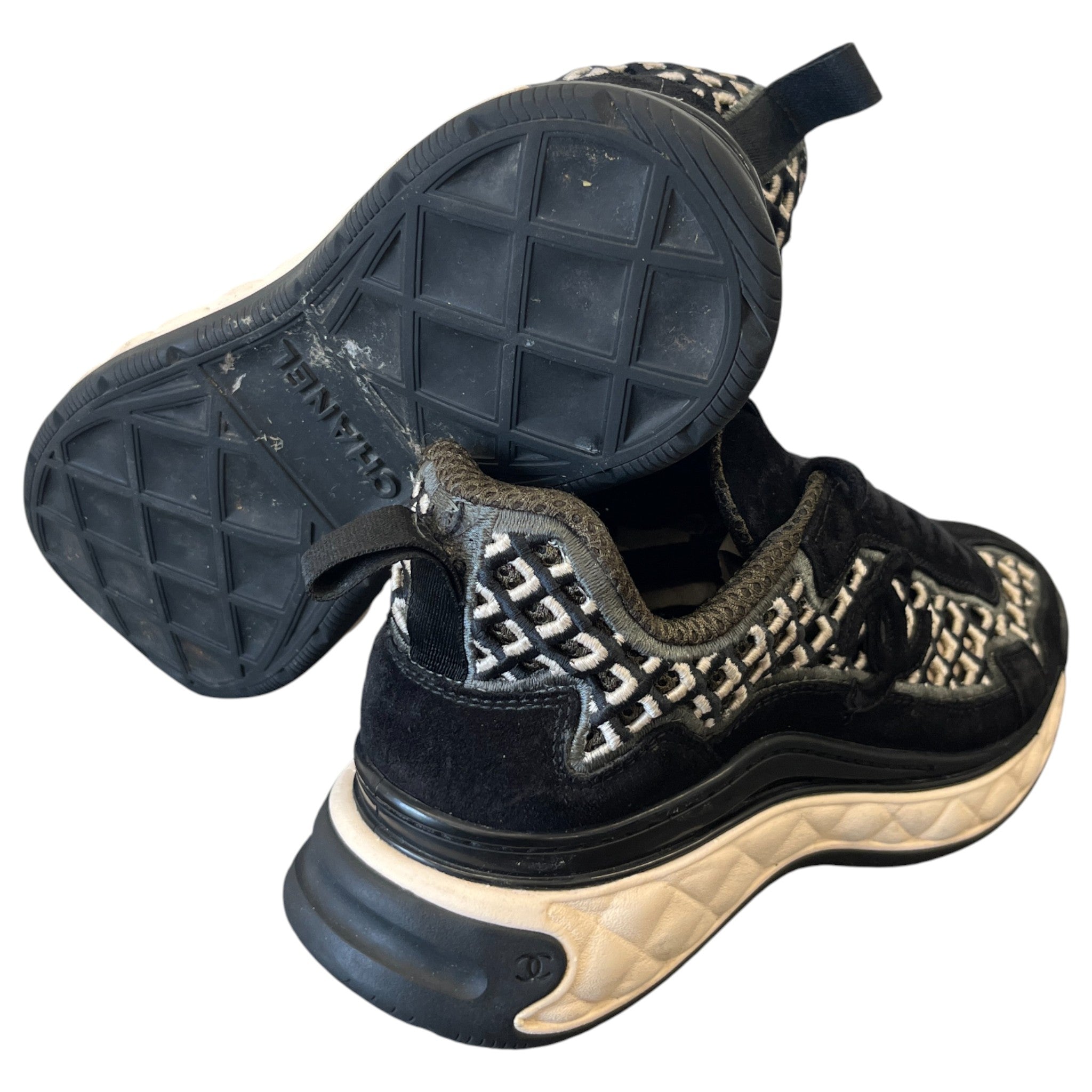 Women's Damen Cc Runner Tweed Low Trainers Black Size EU 37.5 / UK 4.5