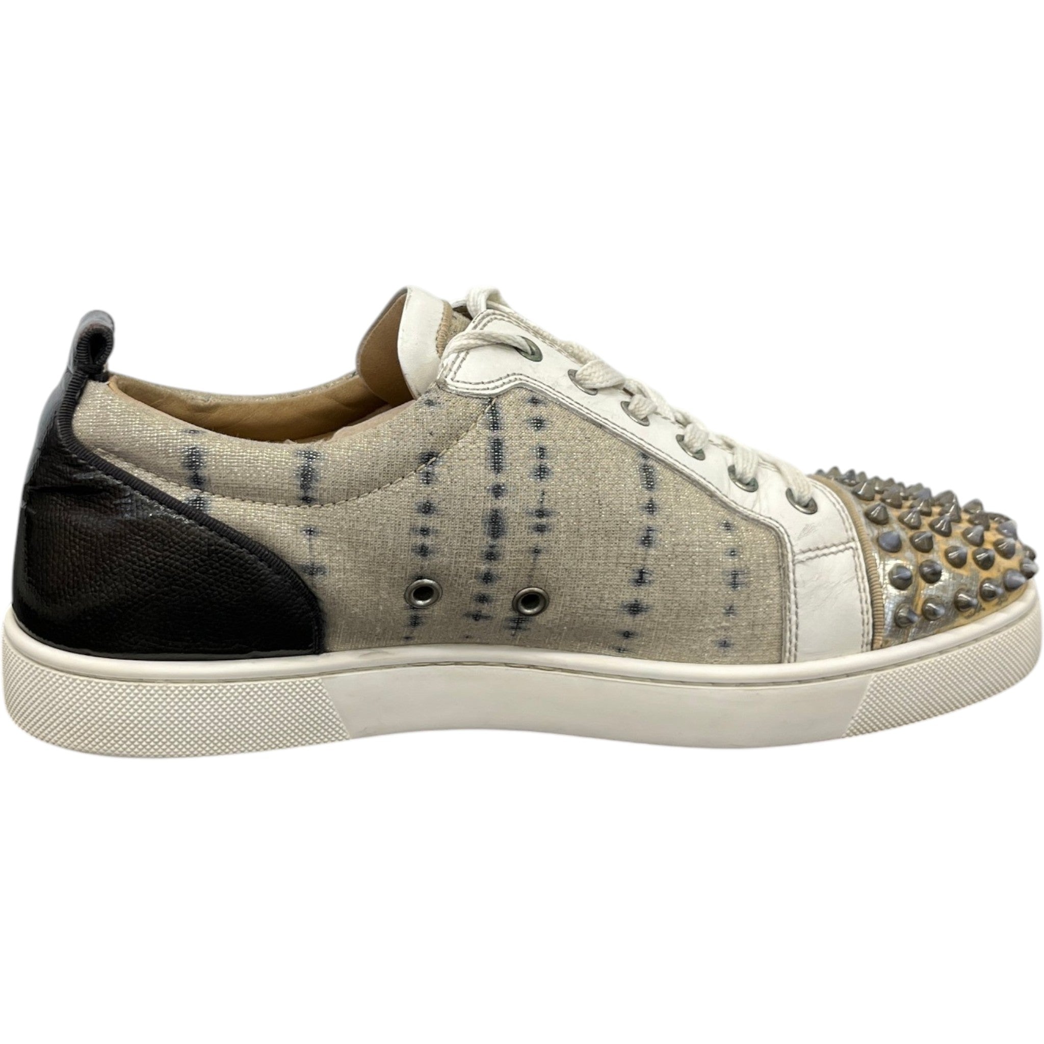 Men's Louis Junior Spikes Low Trainers Cream Size EU 42.5 / UK 8.5