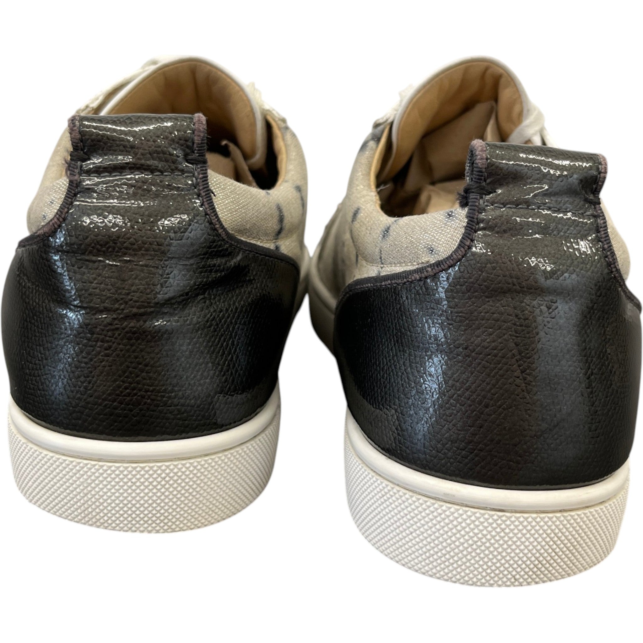 Men's Louis Junior Spikes Low Trainers Cream Size EU 42.5 / UK 8.5