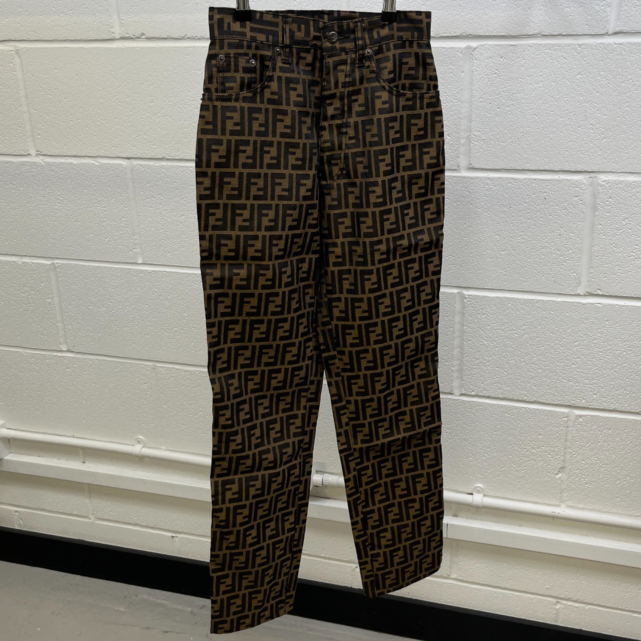 Women's Vintage Zucca Jeans Brown Size Waist 26"