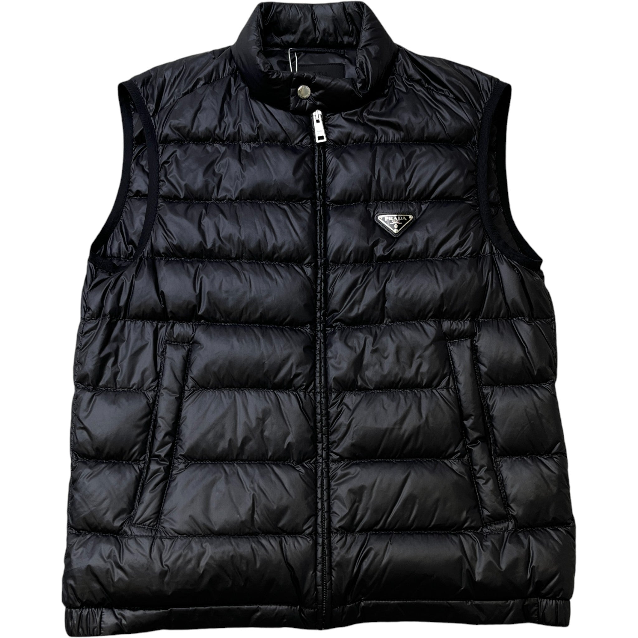 Men's Plaque Logo Gilet Black Size IT 48 / M