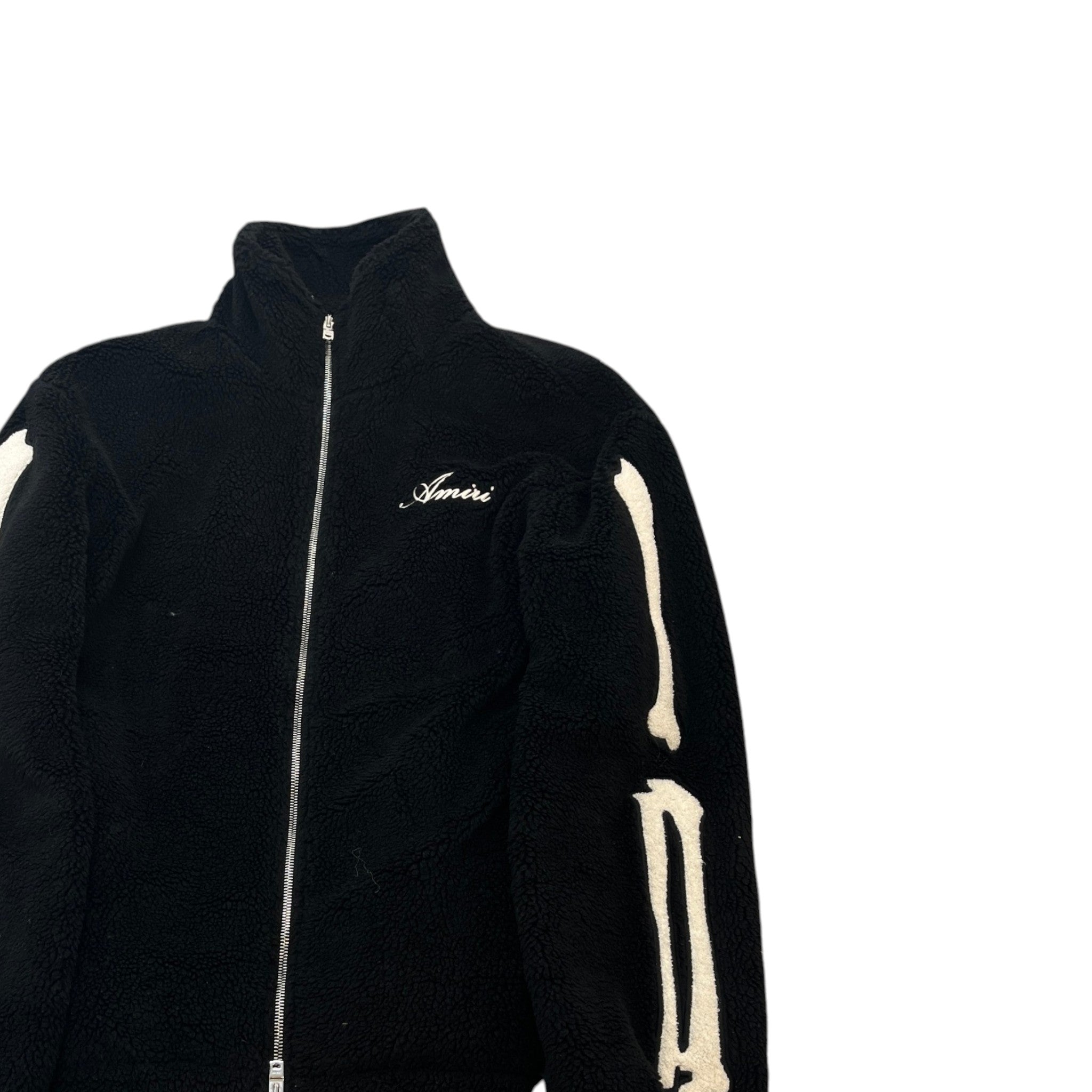 Men's Bones Fleece Jacket Black Size M