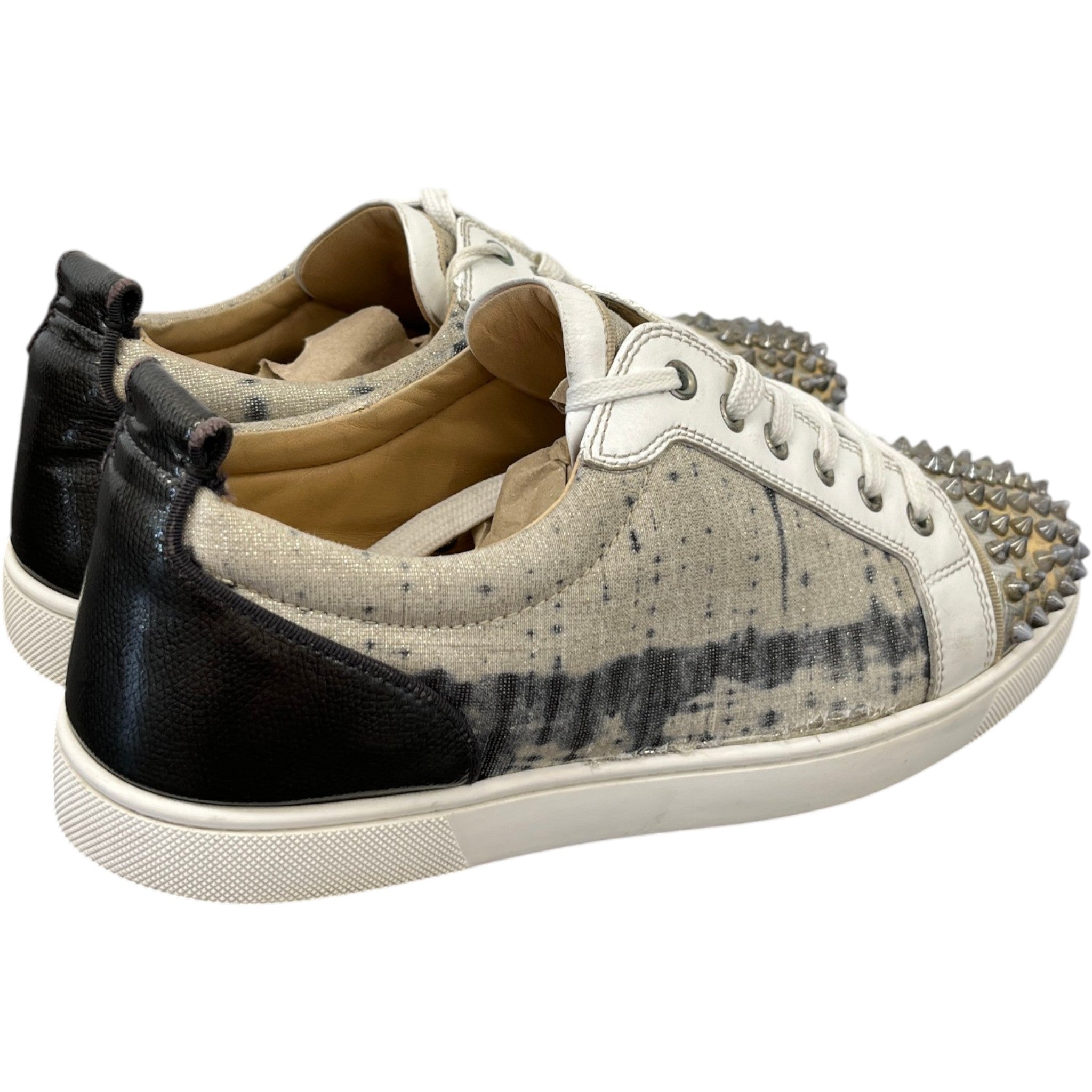 Men's Louis Junior Spikes Low Trainers Cream Size EU 42.5 / UK 8.5