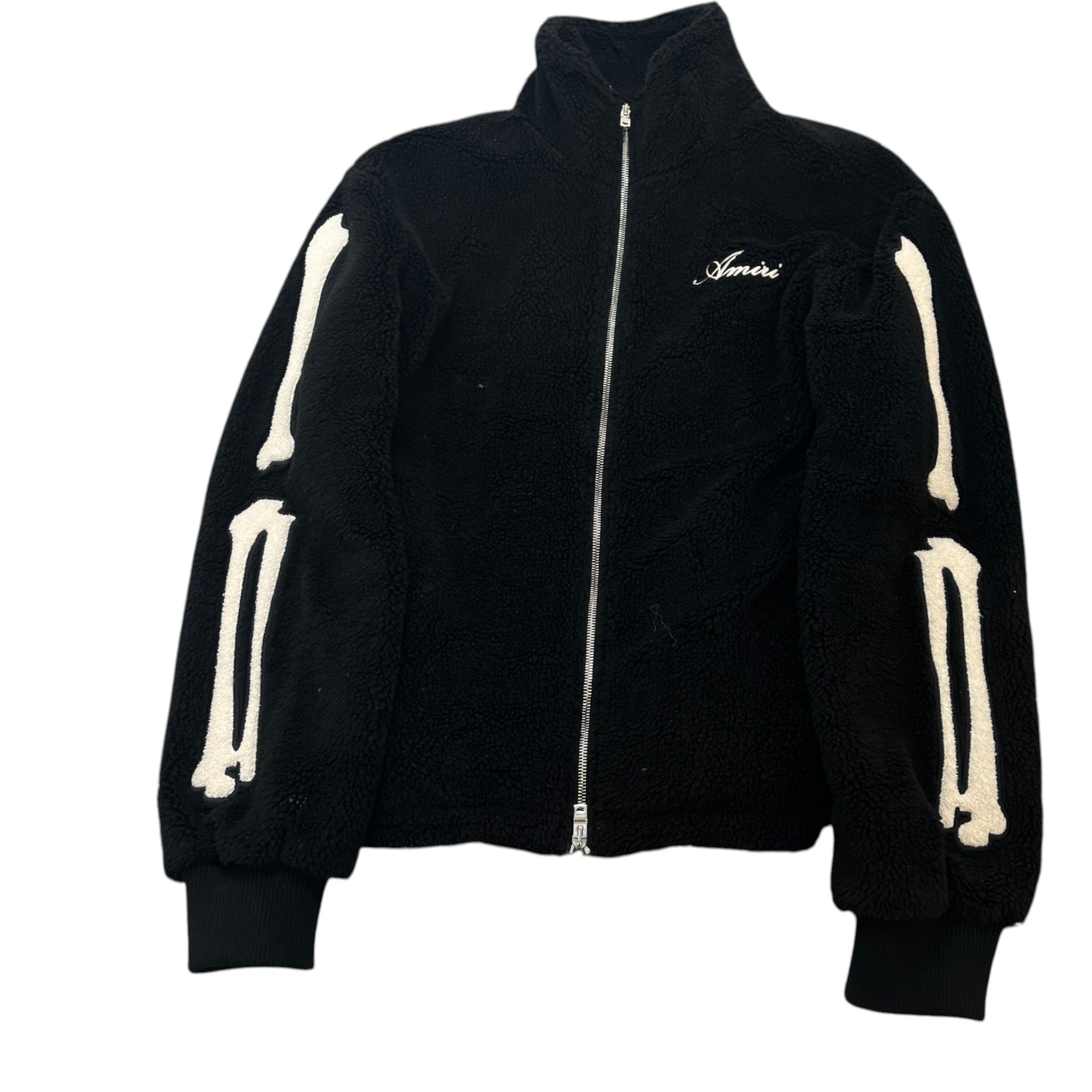 Men's Bones Fleece Jacket Black Size M