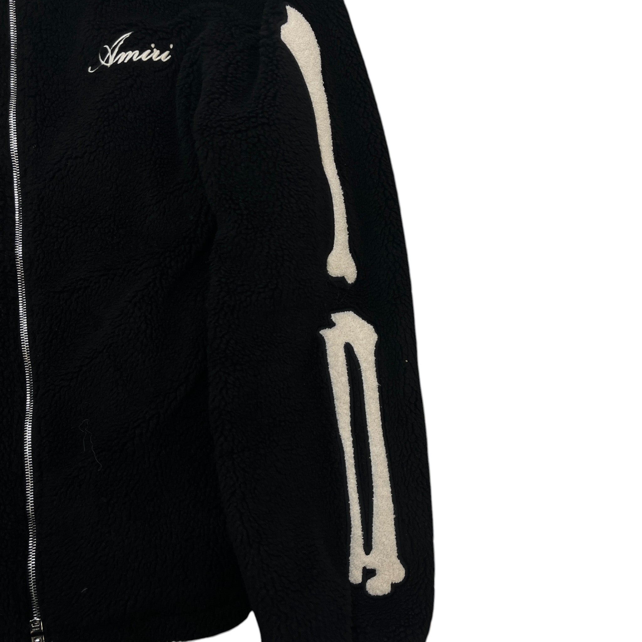 Men's Bones Fleece Jacket Black Size M
