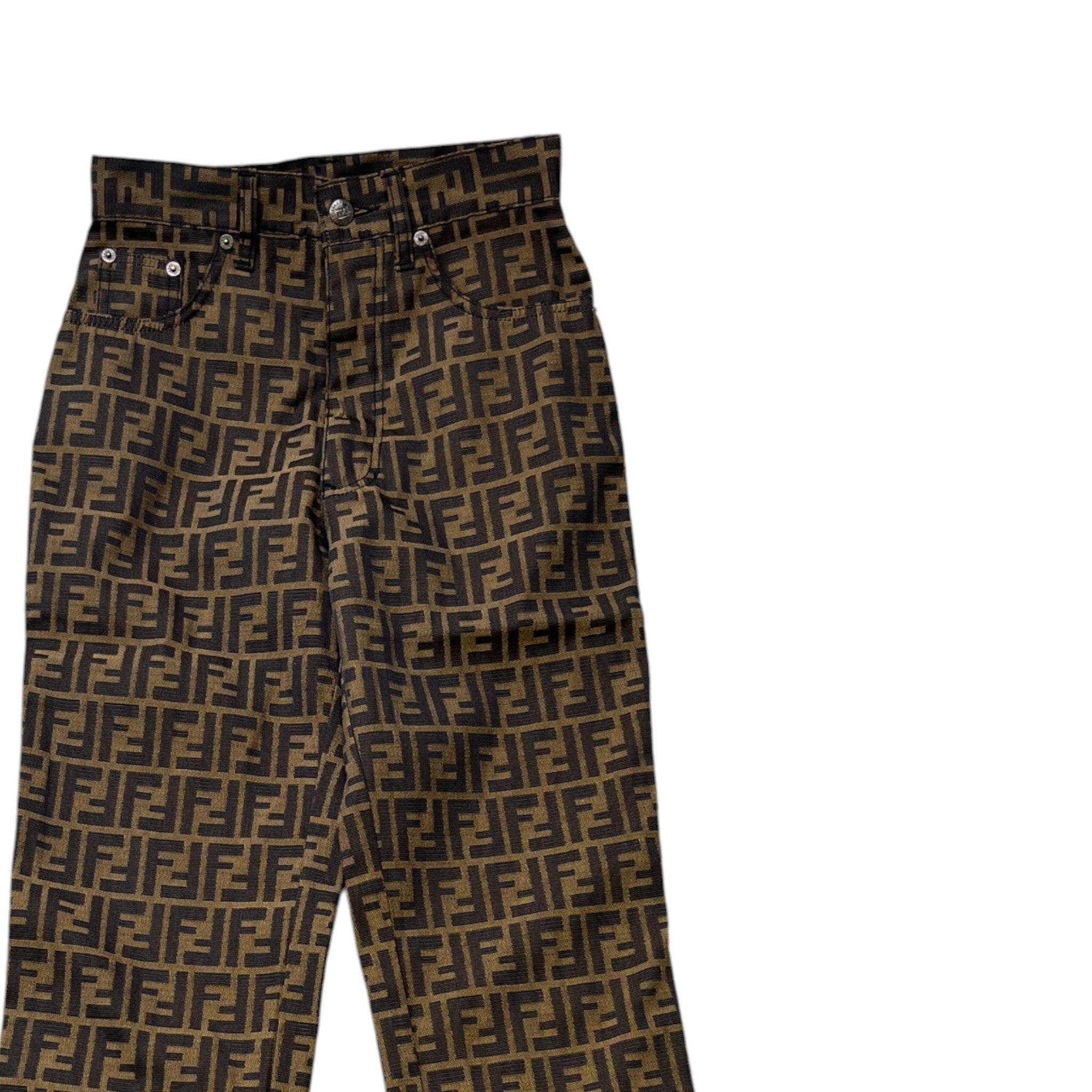 Women's Vintage Zucca Jeans Brown Size Waist 26"