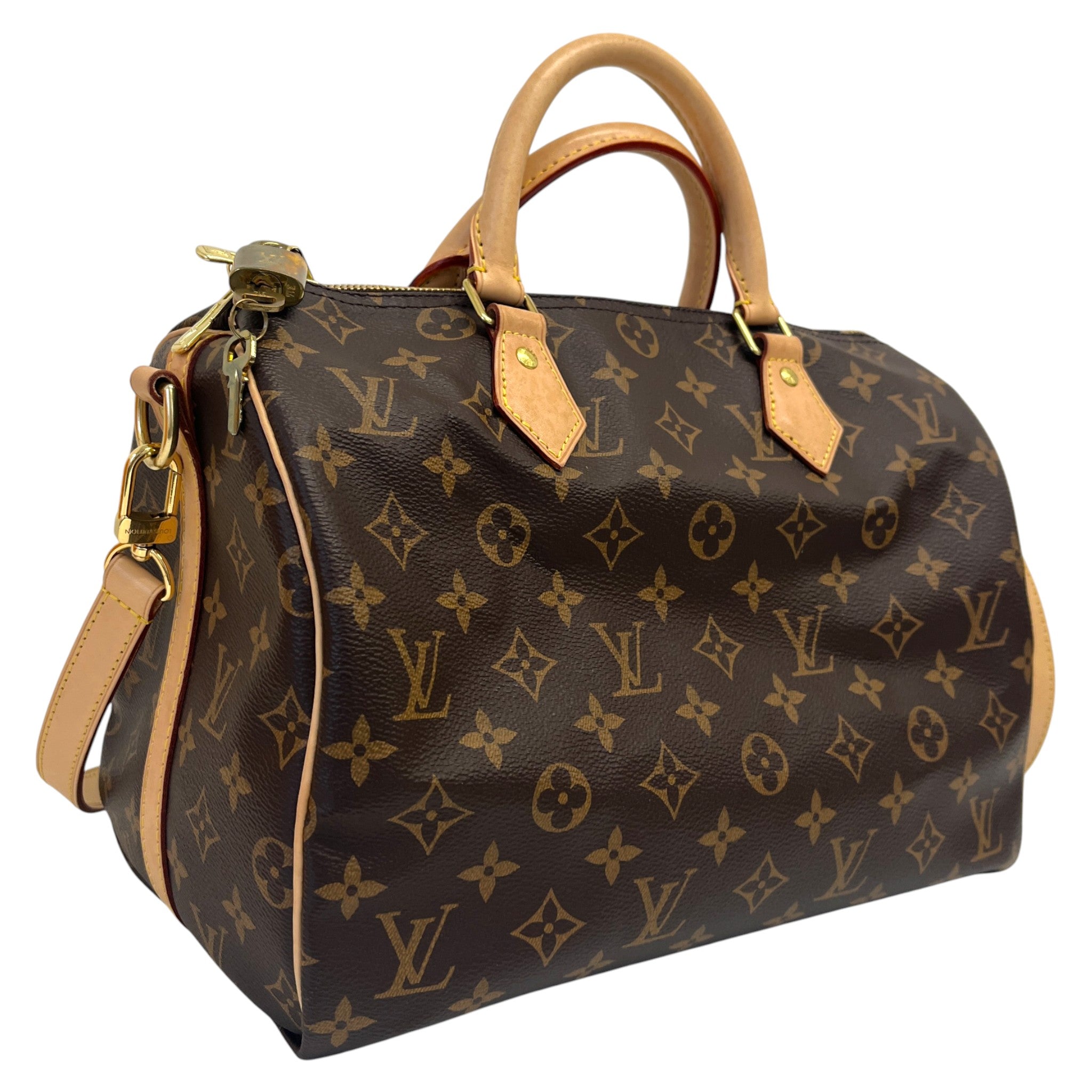 Women's Monogram Speedy Bandoulière 30 Bag Brown