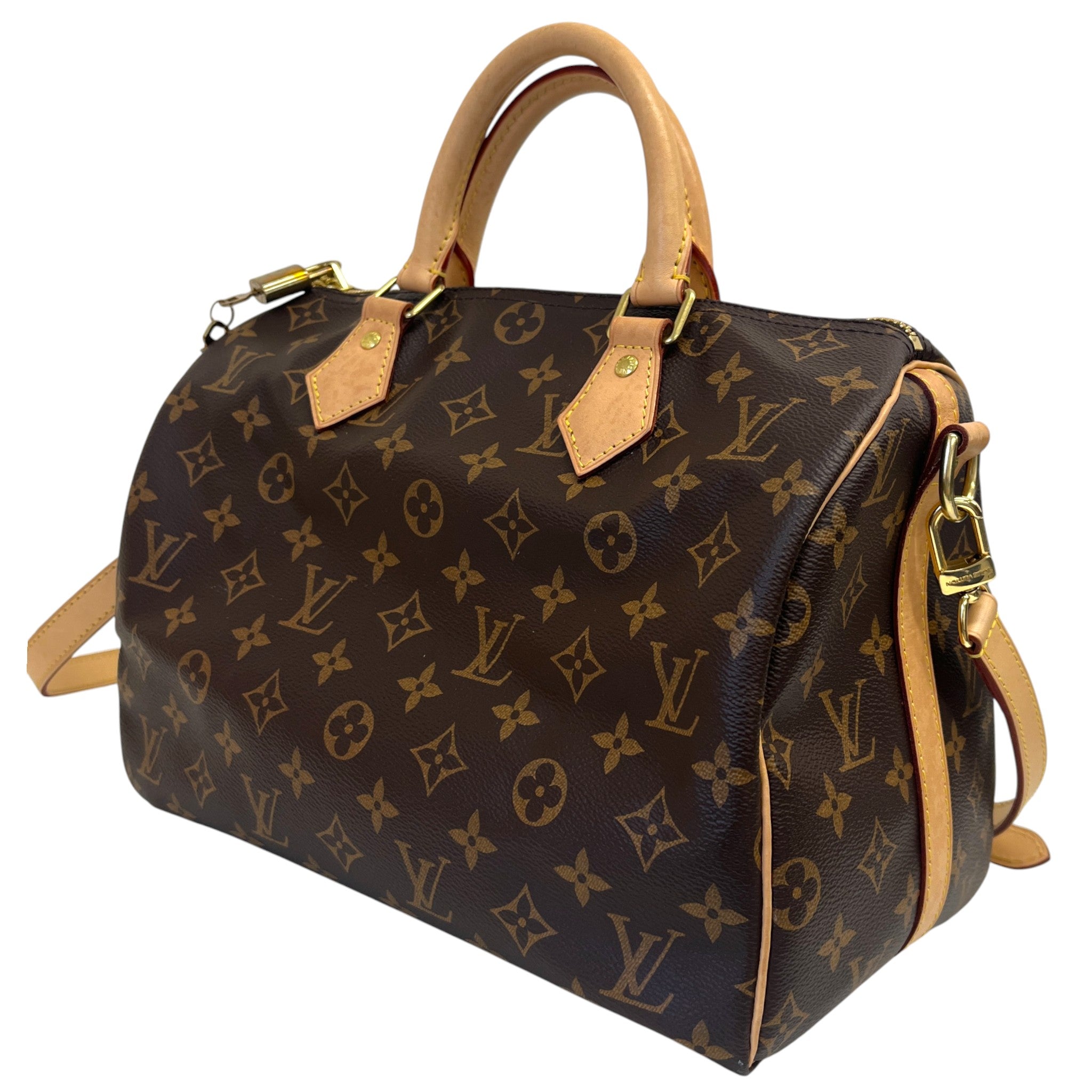 Women's Monogram Speedy Bandoulière 30 Bag Brown