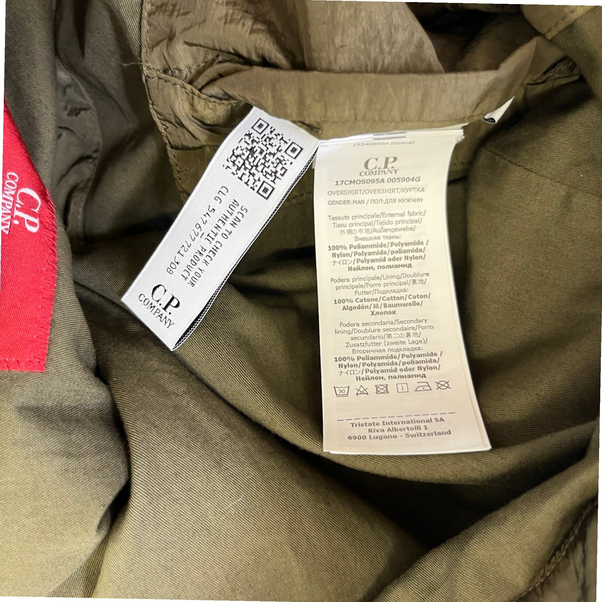 Men's Chrome-R Lens OverShirt Green Size XS