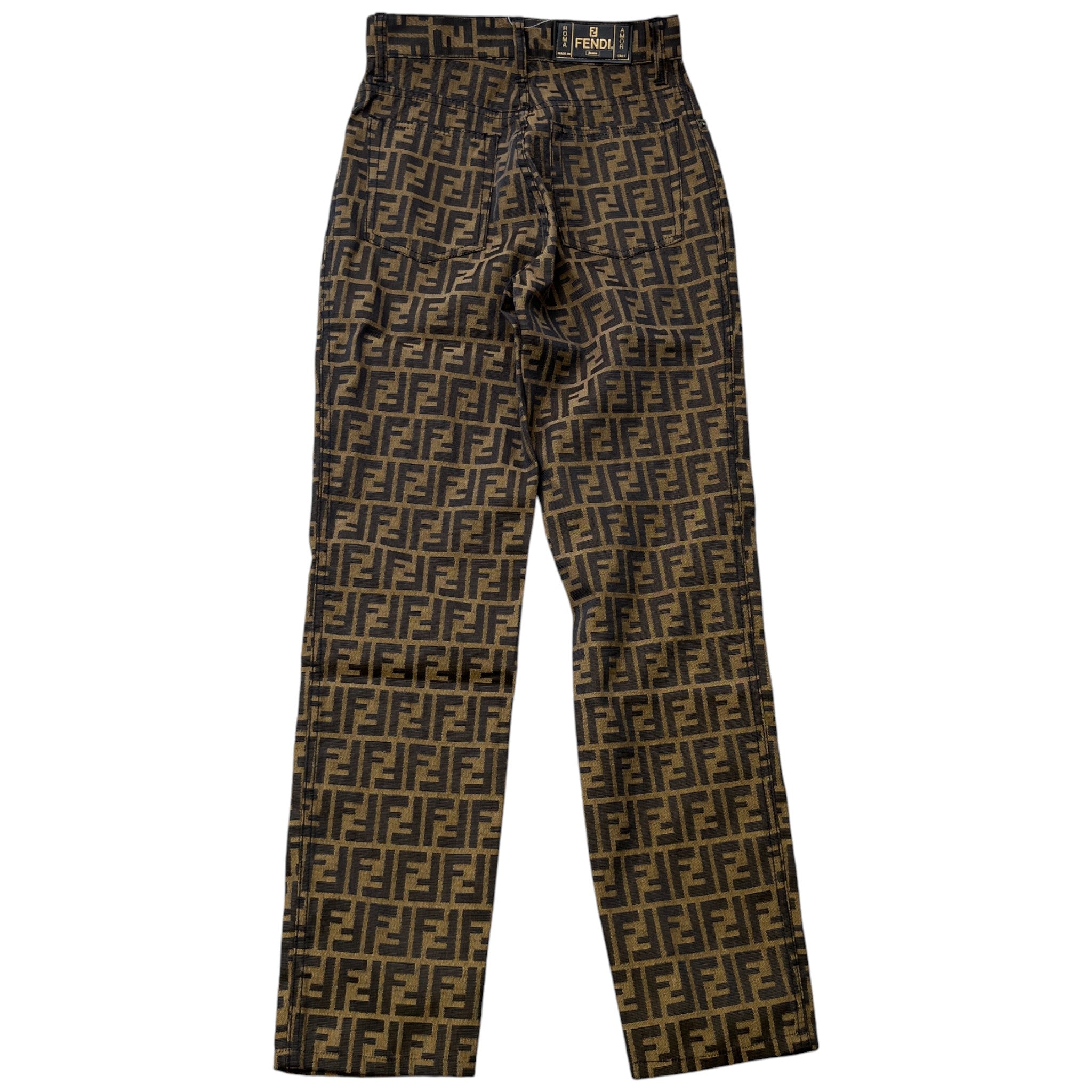 Women's Vintage Zucca Jeans Brown Size Waist 26"