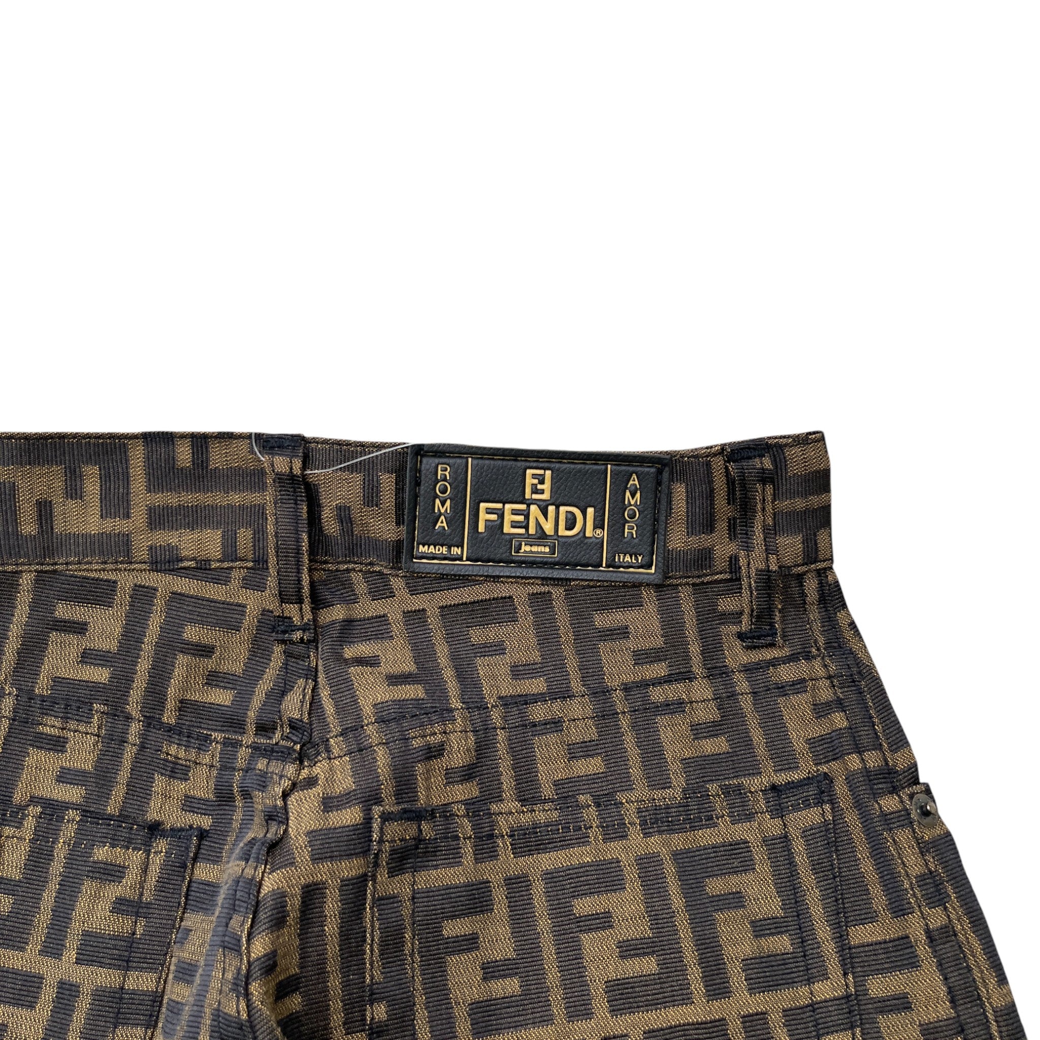 Women's Vintage Zucca Jeans Brown Size Waist 26"