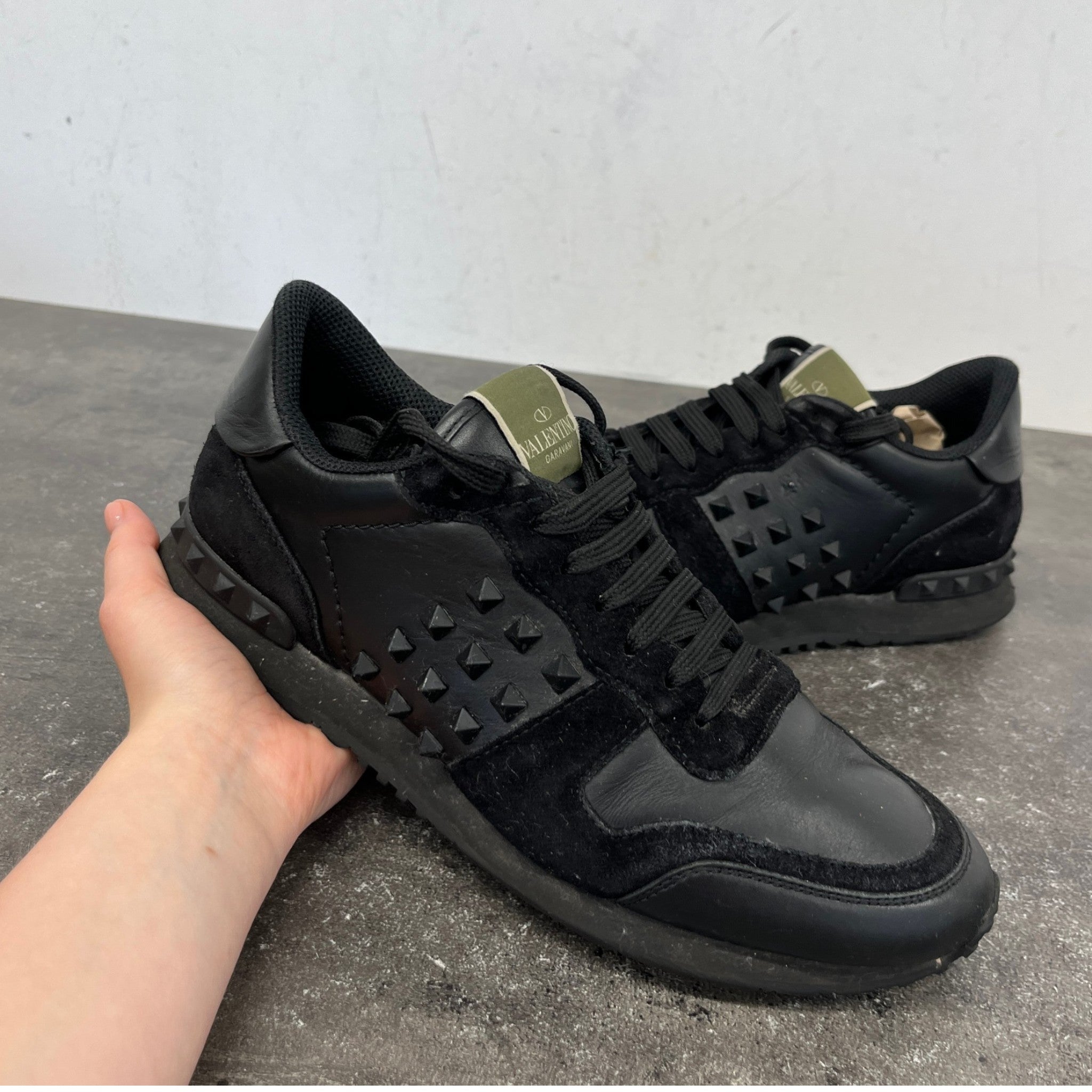 Men's Rockrunner Low Trainers Black Size EU 40 / UK 6