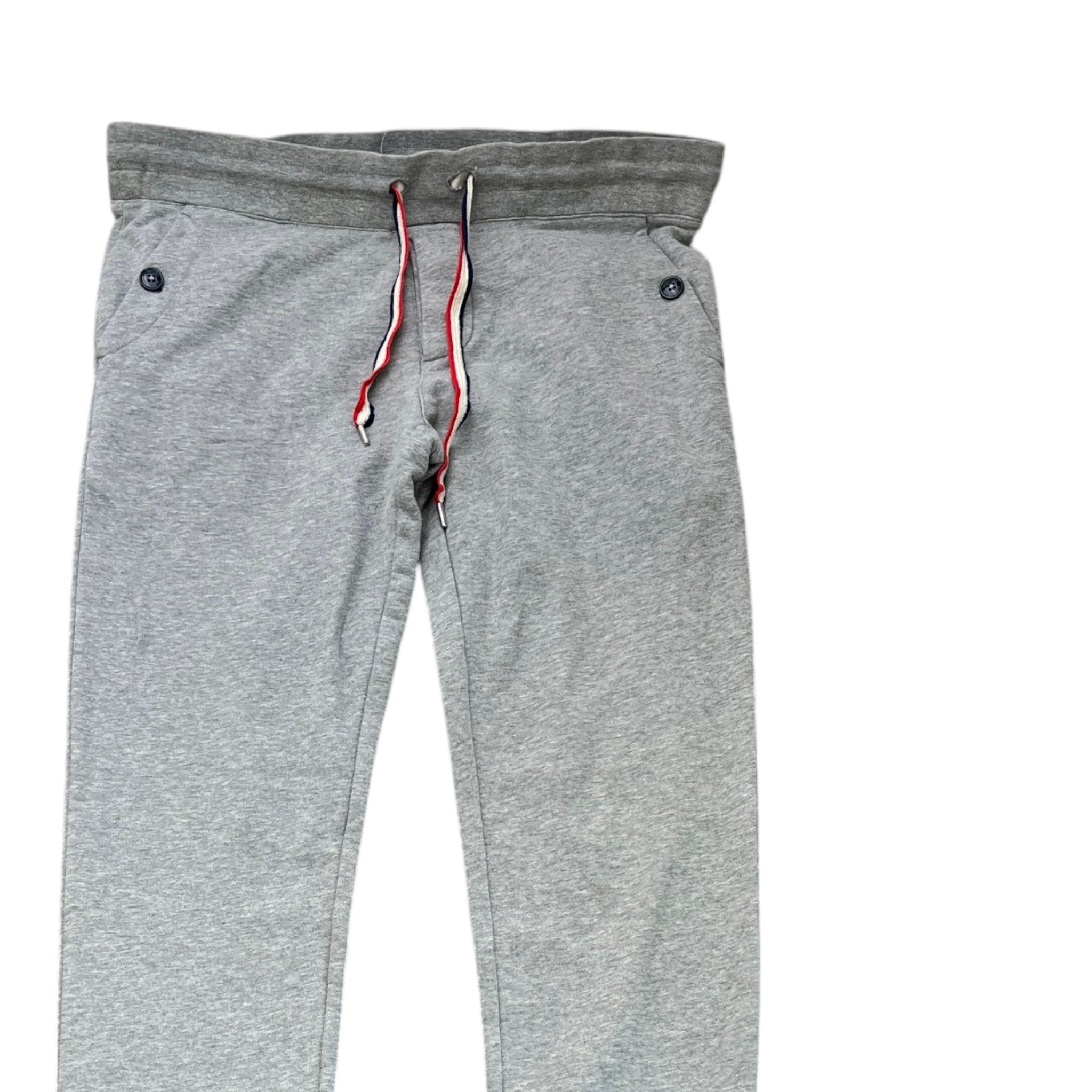 Men's Button Logo Joggers Grey Size M