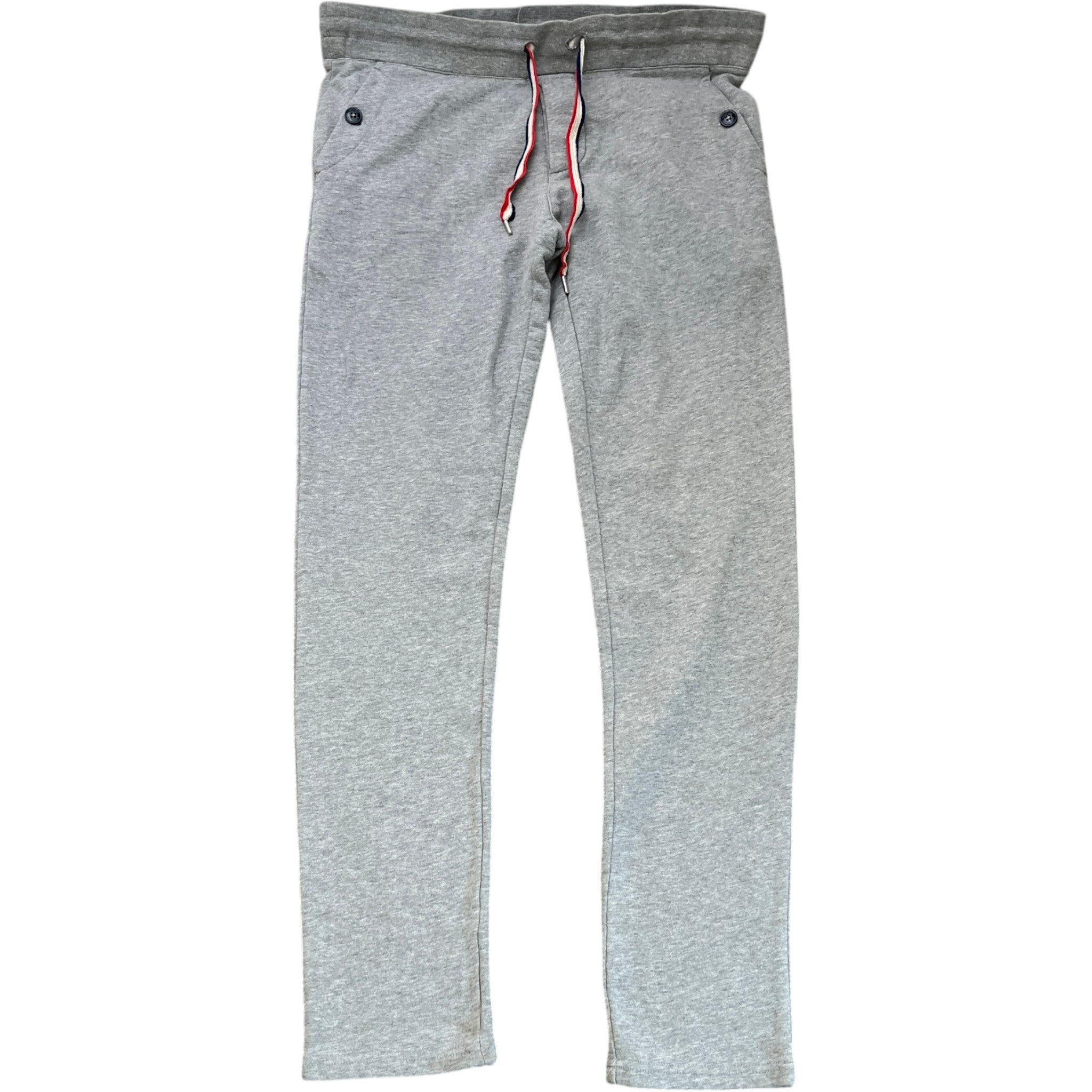 Men's Button Logo Joggers Grey Size M