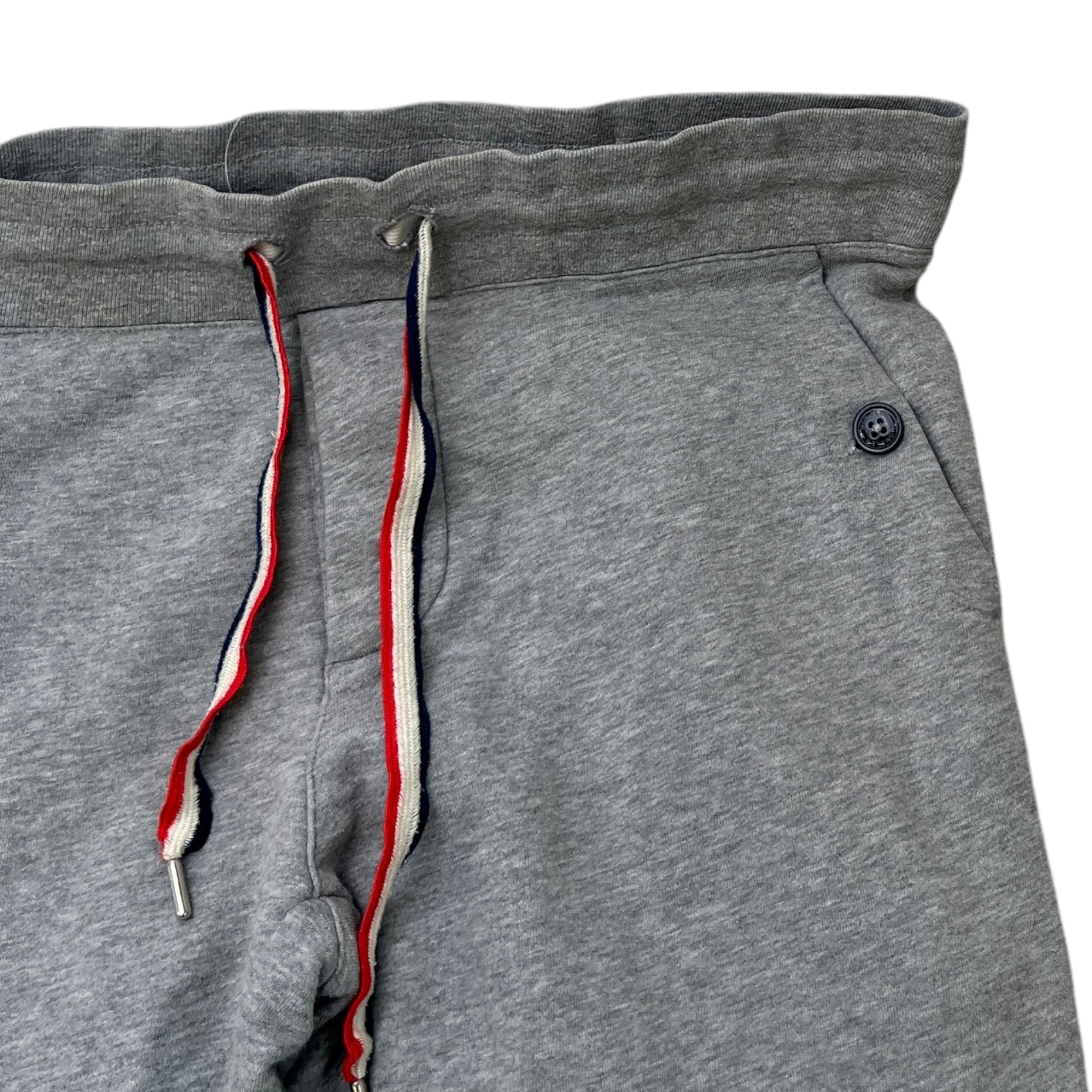 Men's Button Logo Joggers Grey Size M