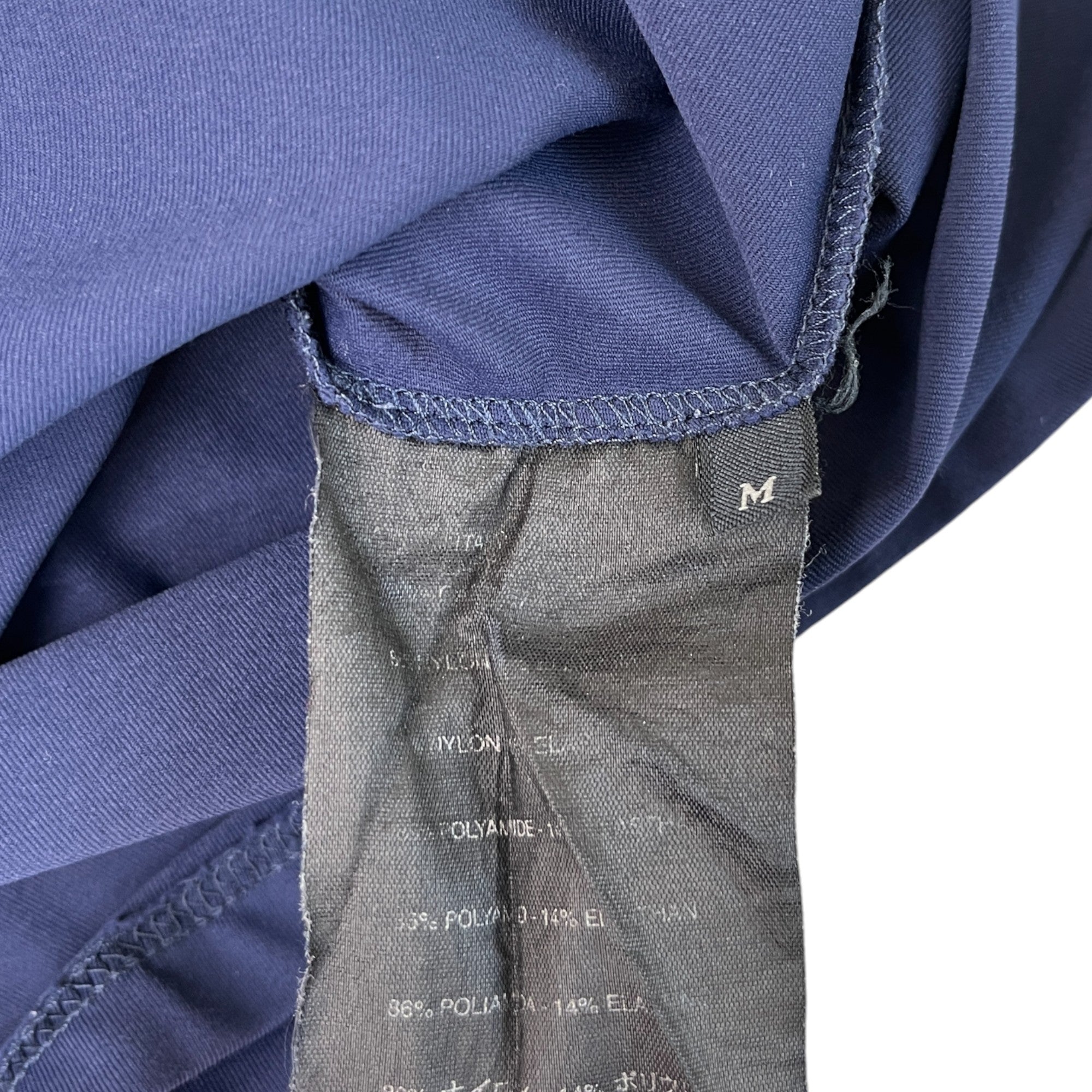 Men's Zip Pocket T-Shirt Blue Size M