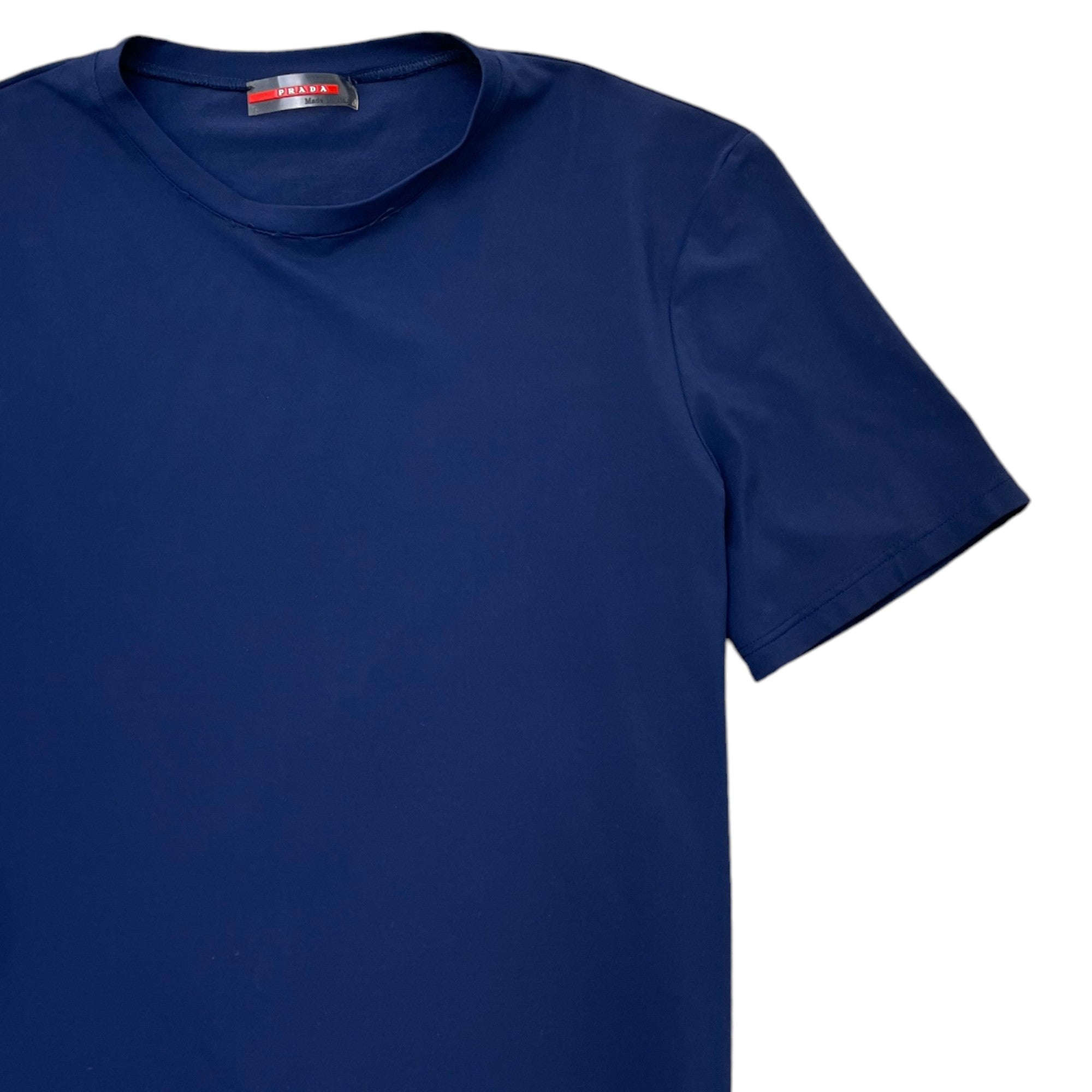 Men's Zip Pocket T-Shirt Blue Size M