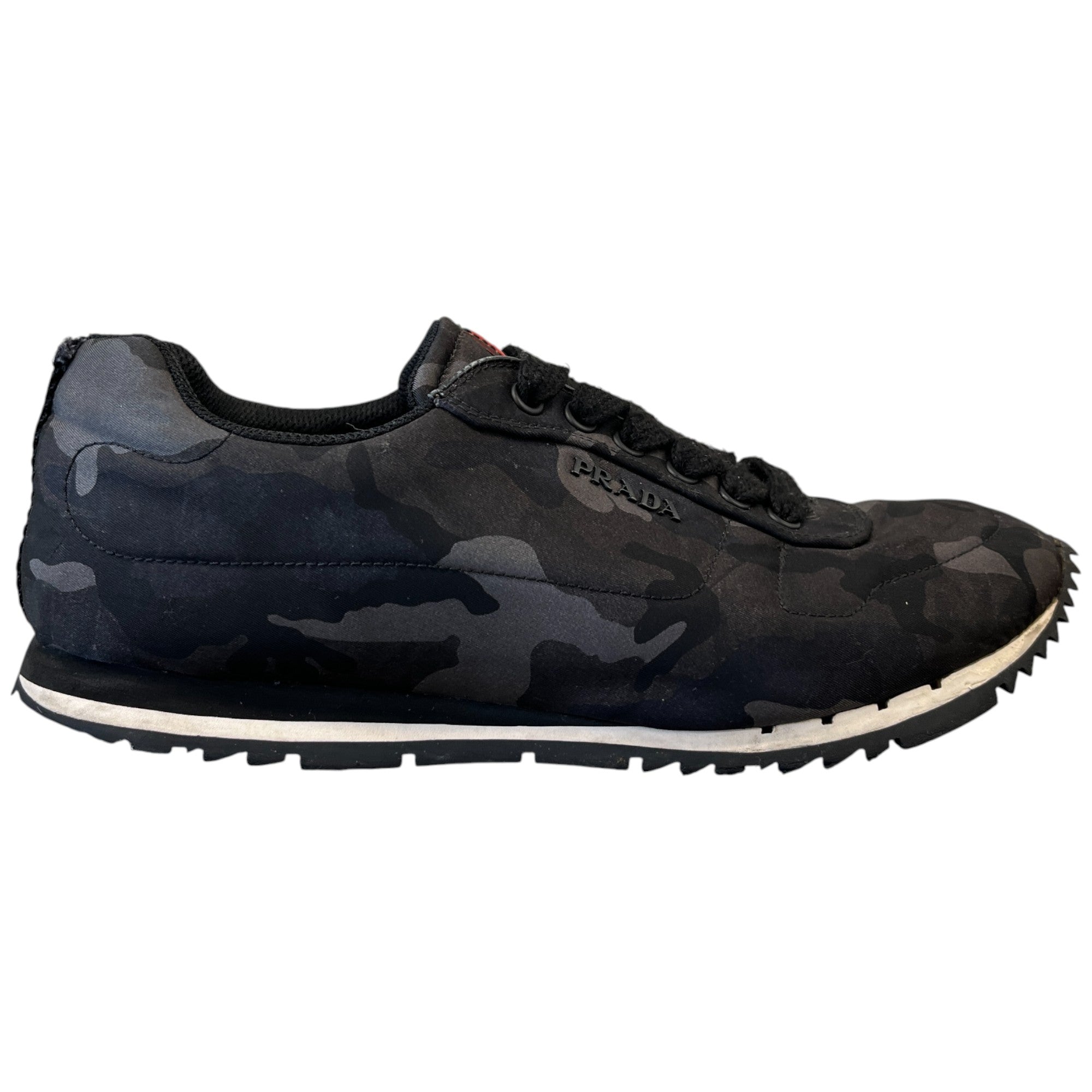 Men's Linear Rosa Camo Low Trainers Black Size EU 39 / UK 5