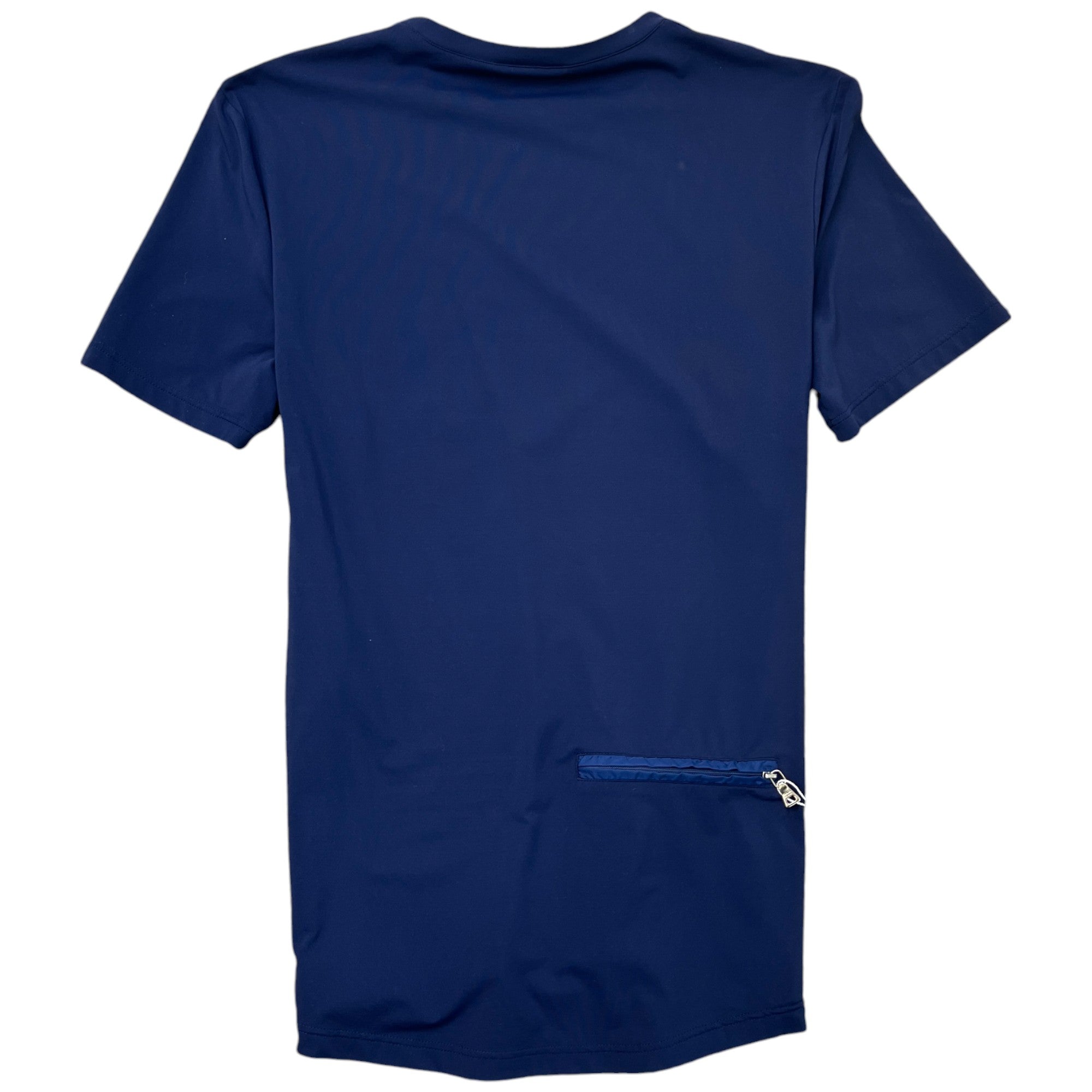 Men's Zip Pocket T-Shirt Blue Size M