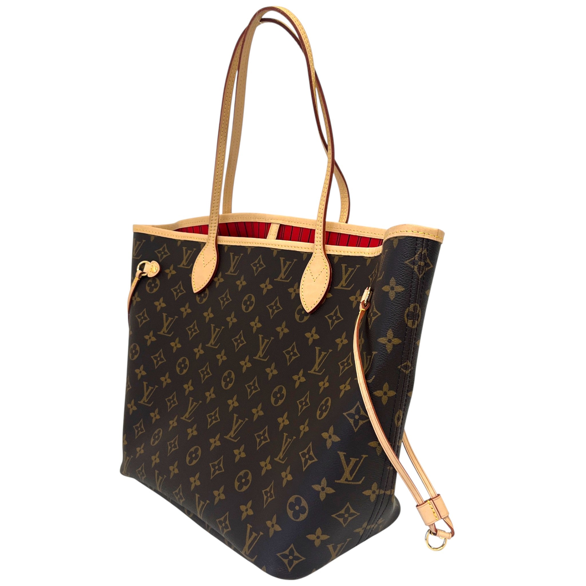 Women's Monogram Neverfull Mm Tote Bag Brown