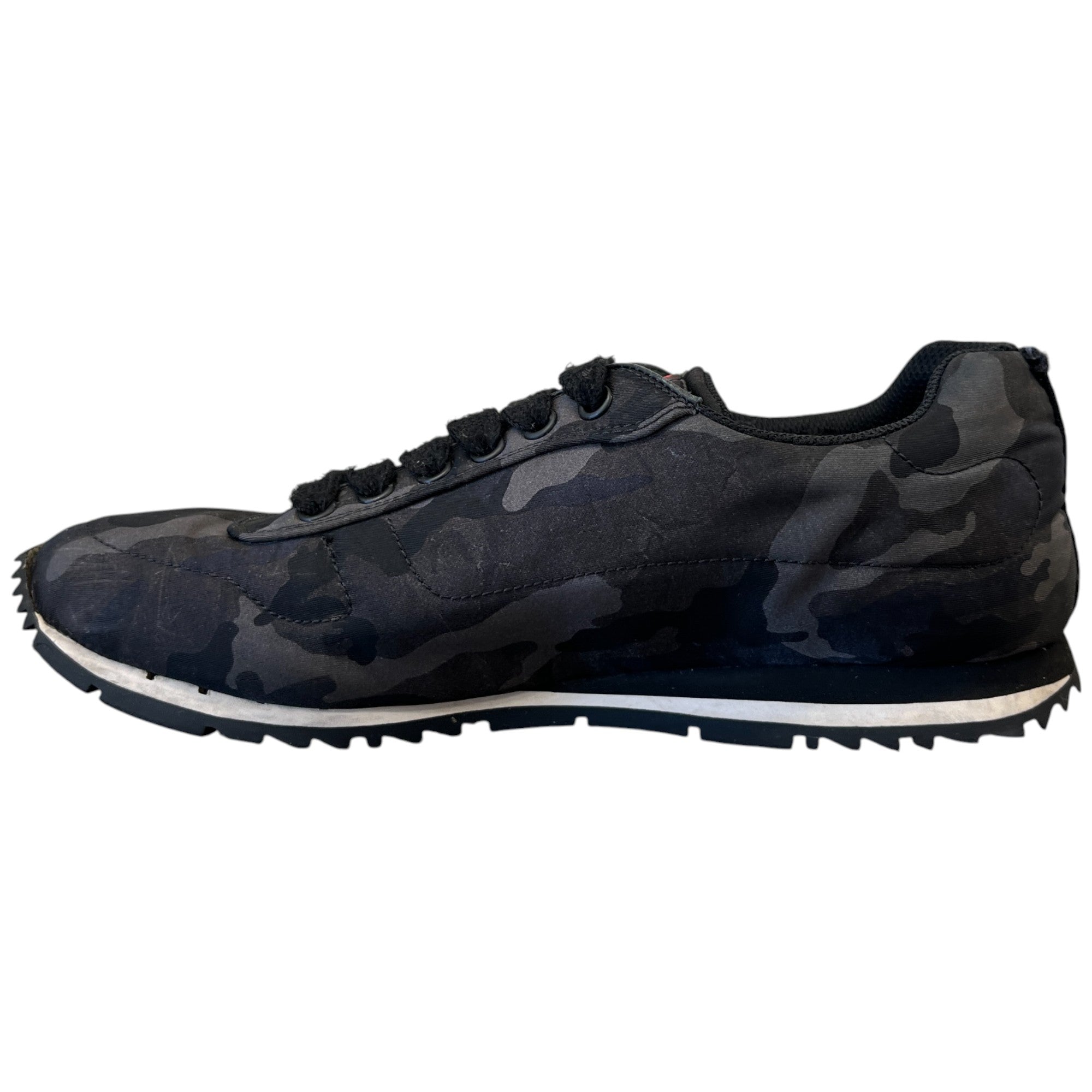 Men's Linear Rosa Camo Low Trainers Black Size EU 39 / UK 5