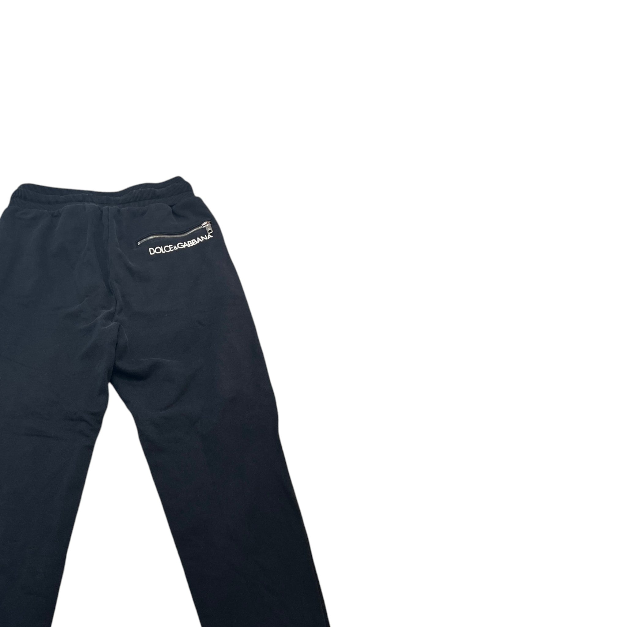 Men's Embroidered Logo Joggers Black Size IT 44 / UK 28