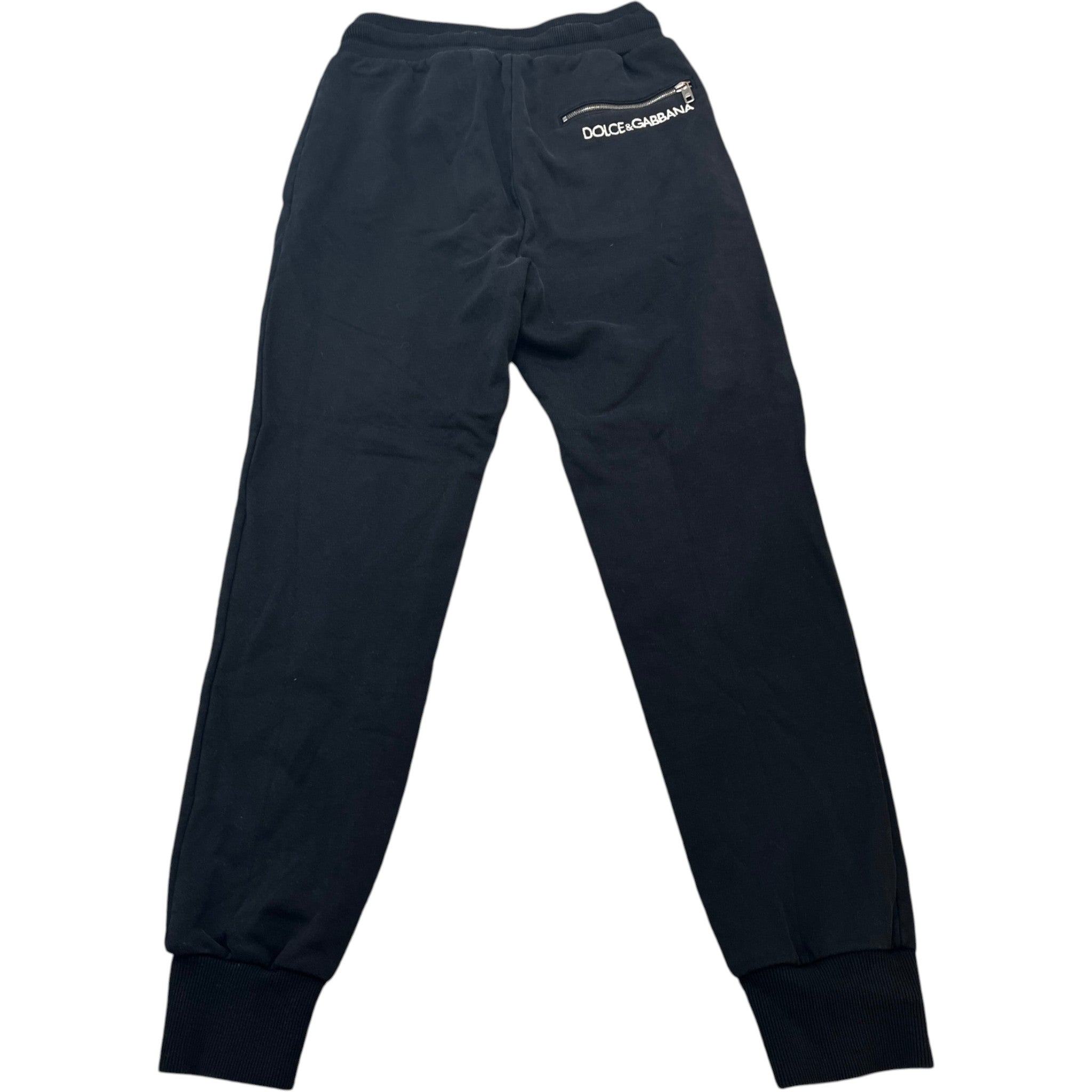 Men's Embroidered Logo Joggers Black Size IT 44 / UK 28