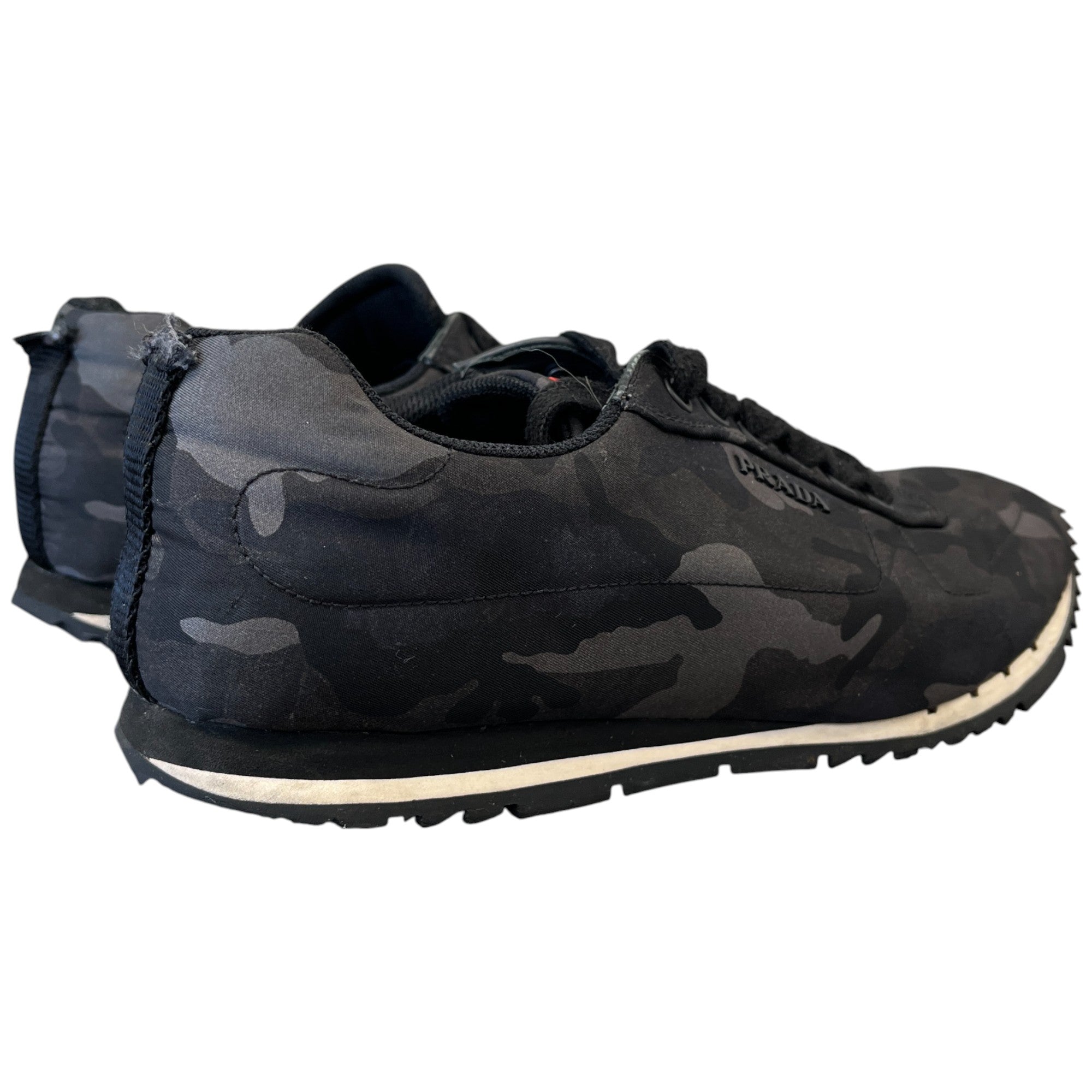 Men's Linear Rosa Camo Low Trainers Black Size EU 39 / UK 5