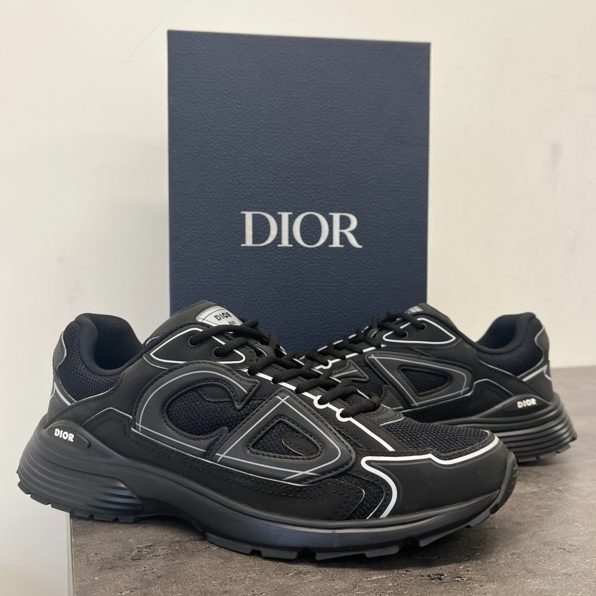 Men's B30 Low Trainers Black Size EU 43 / UK 9