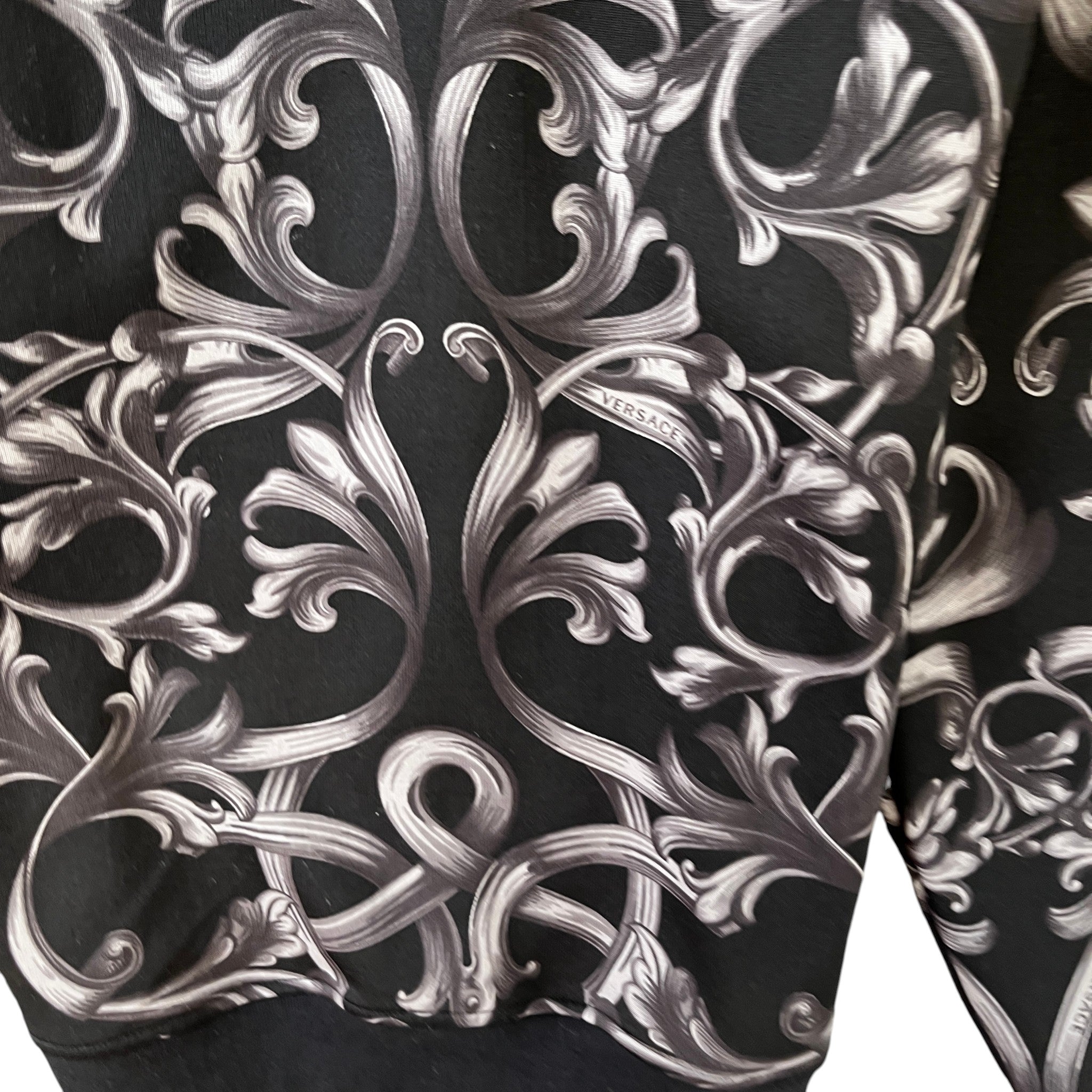 Men's Baroque Print Sweatshirt Black Size L