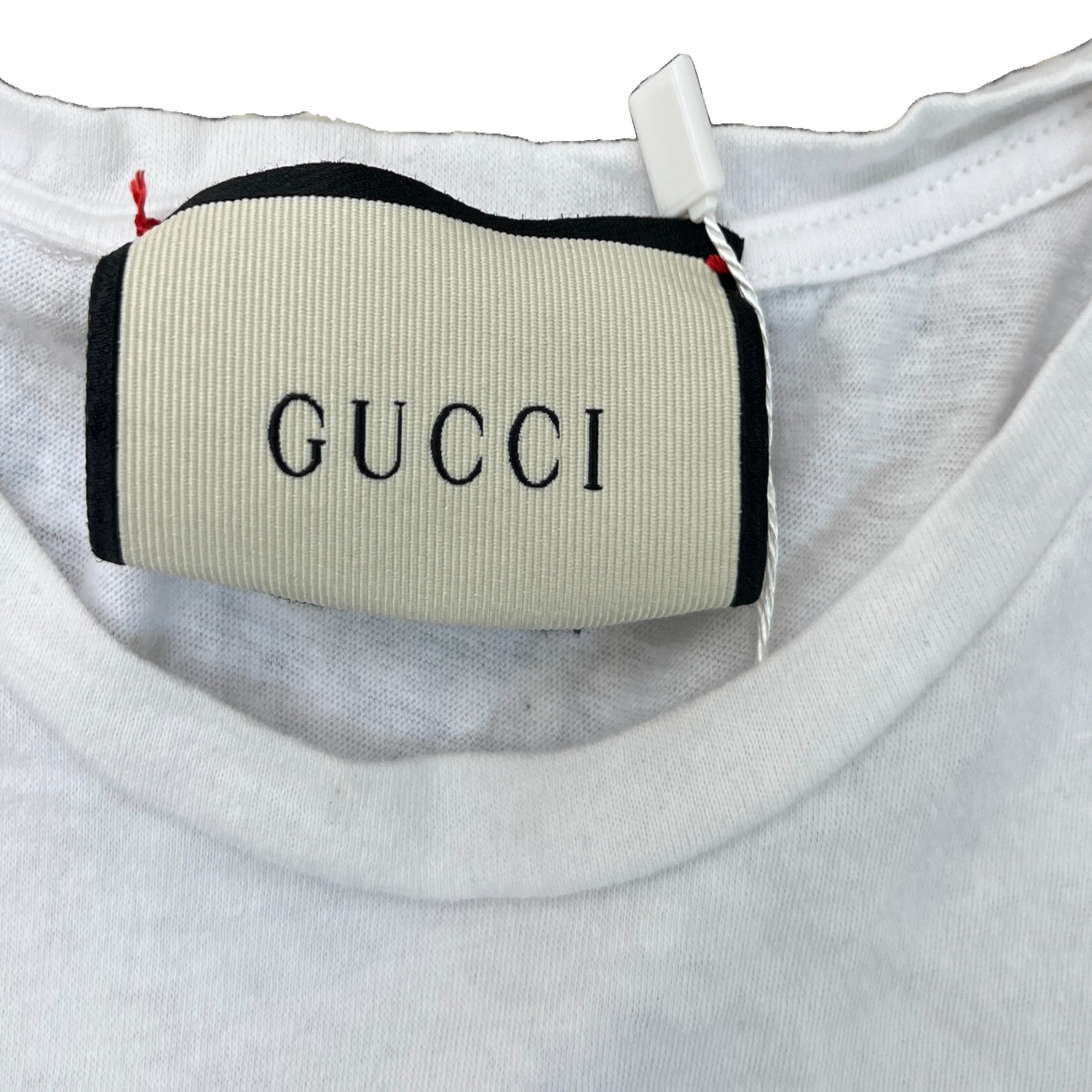 Men's Printed Logo T-Shirt White Size L