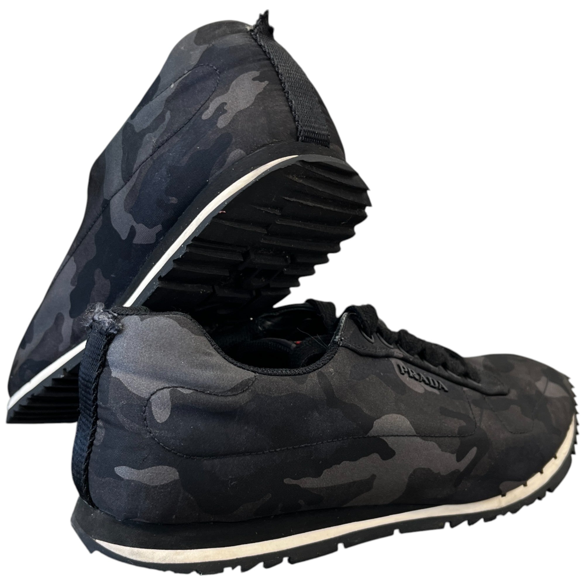 Men's Linear Rosa Camo Low Trainers Black Size EU 39 / UK 5
