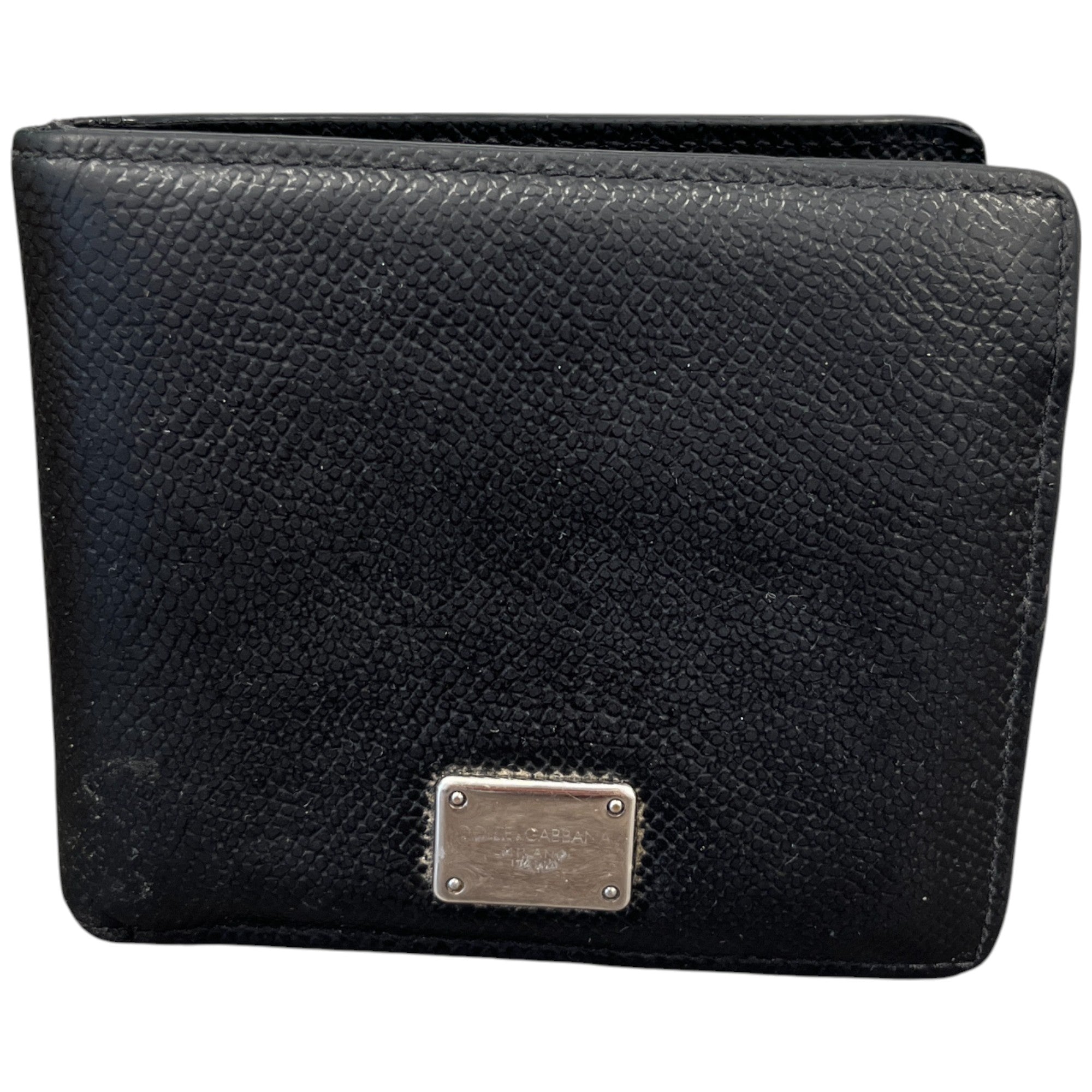 Men's Plaque Logo Wallet Black