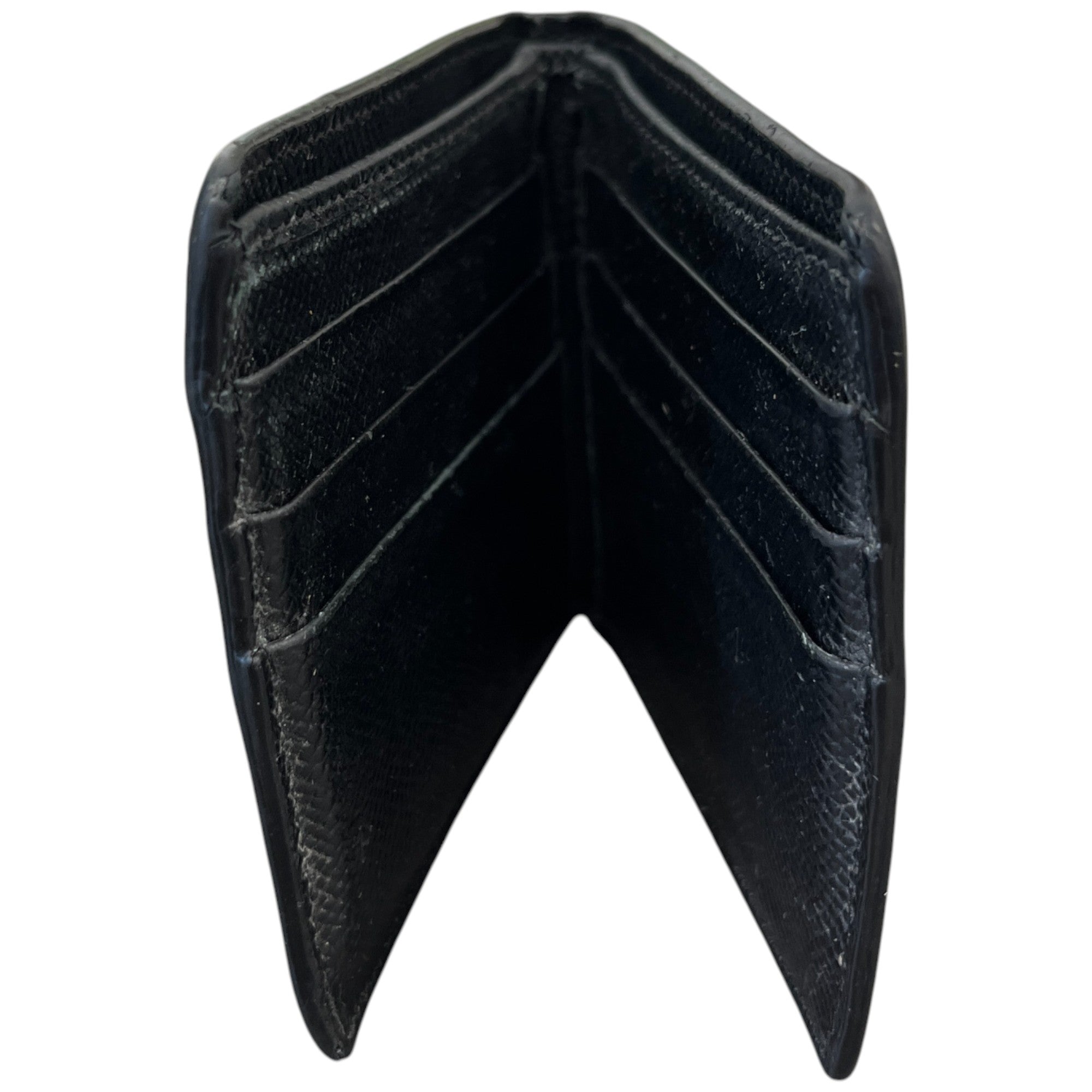 Men's Plaque Logo Wallet Black