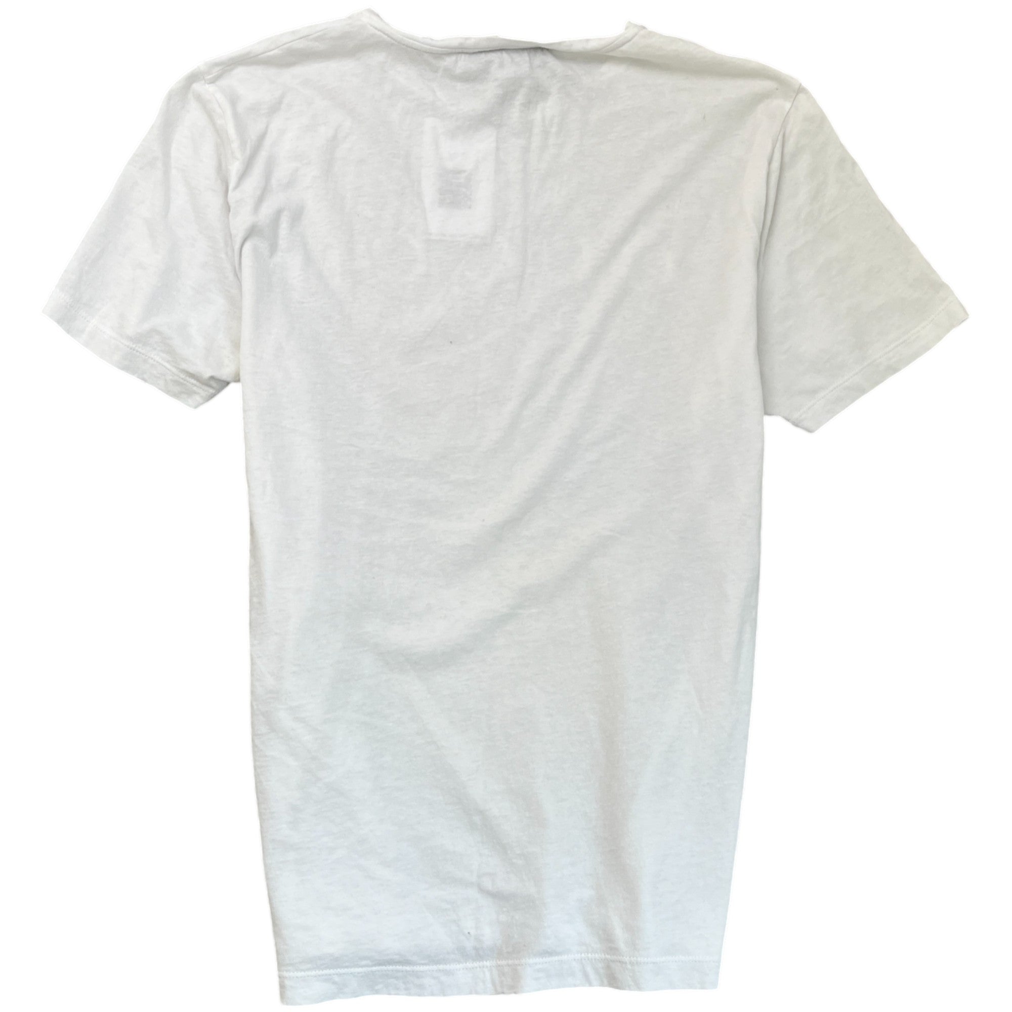 Men's Printed Logo T-Shirt White Size L