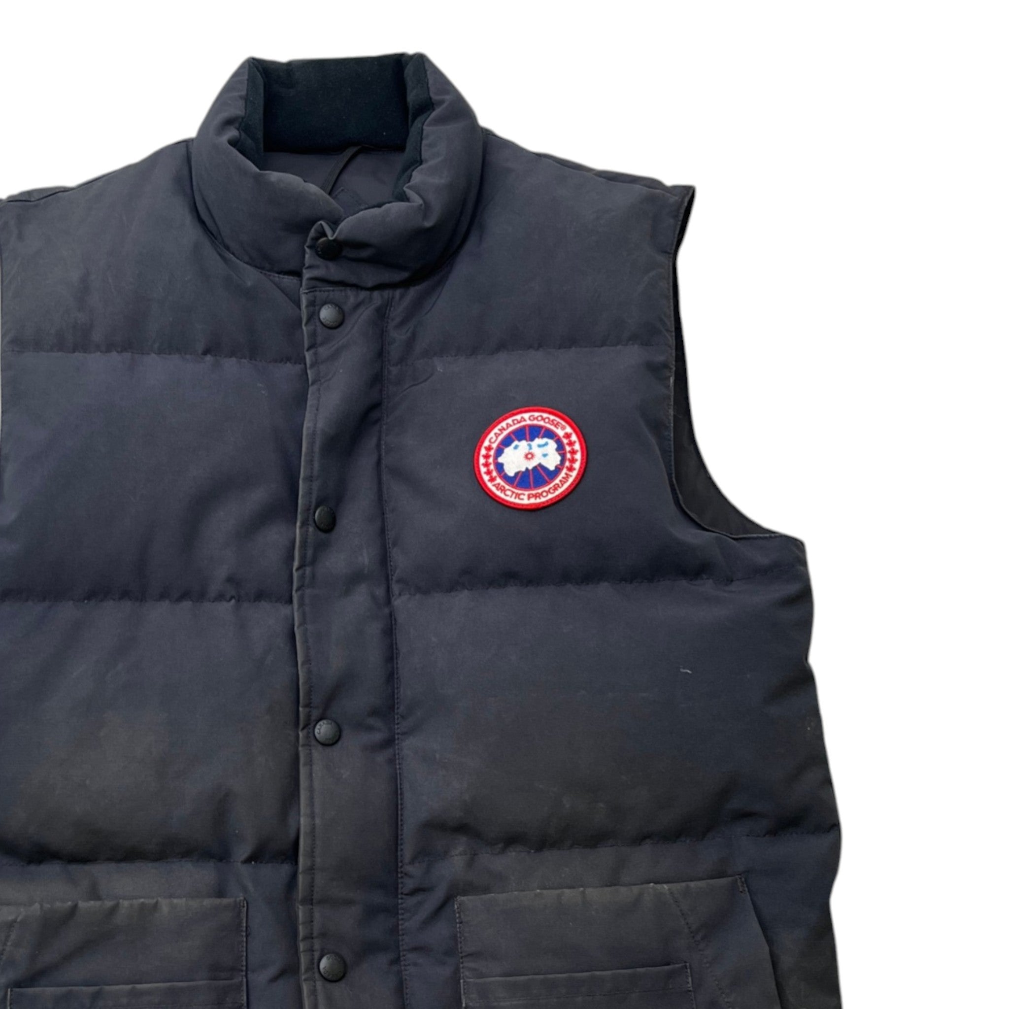 Men's Freestyle Crew Gilet Navy Size M
