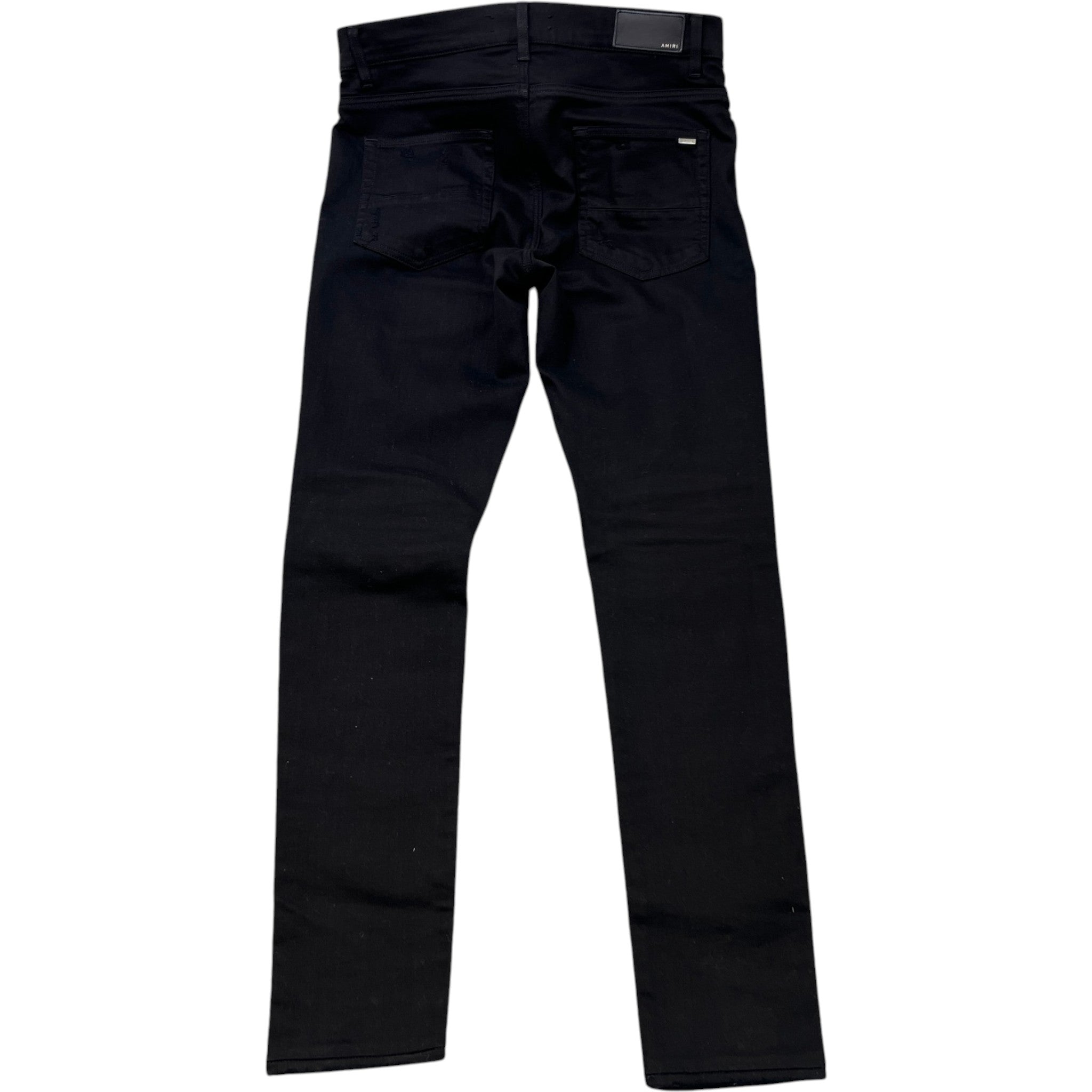 Men's Mx1 Distressed Jeans Black Size Waist 33"